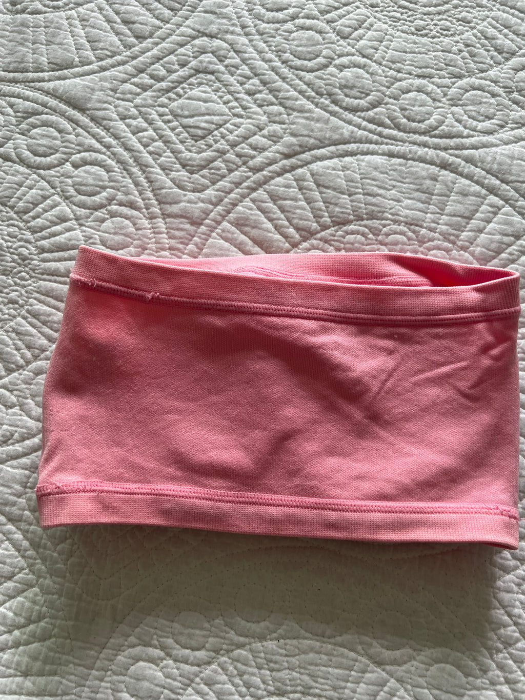 Pink bandeau top