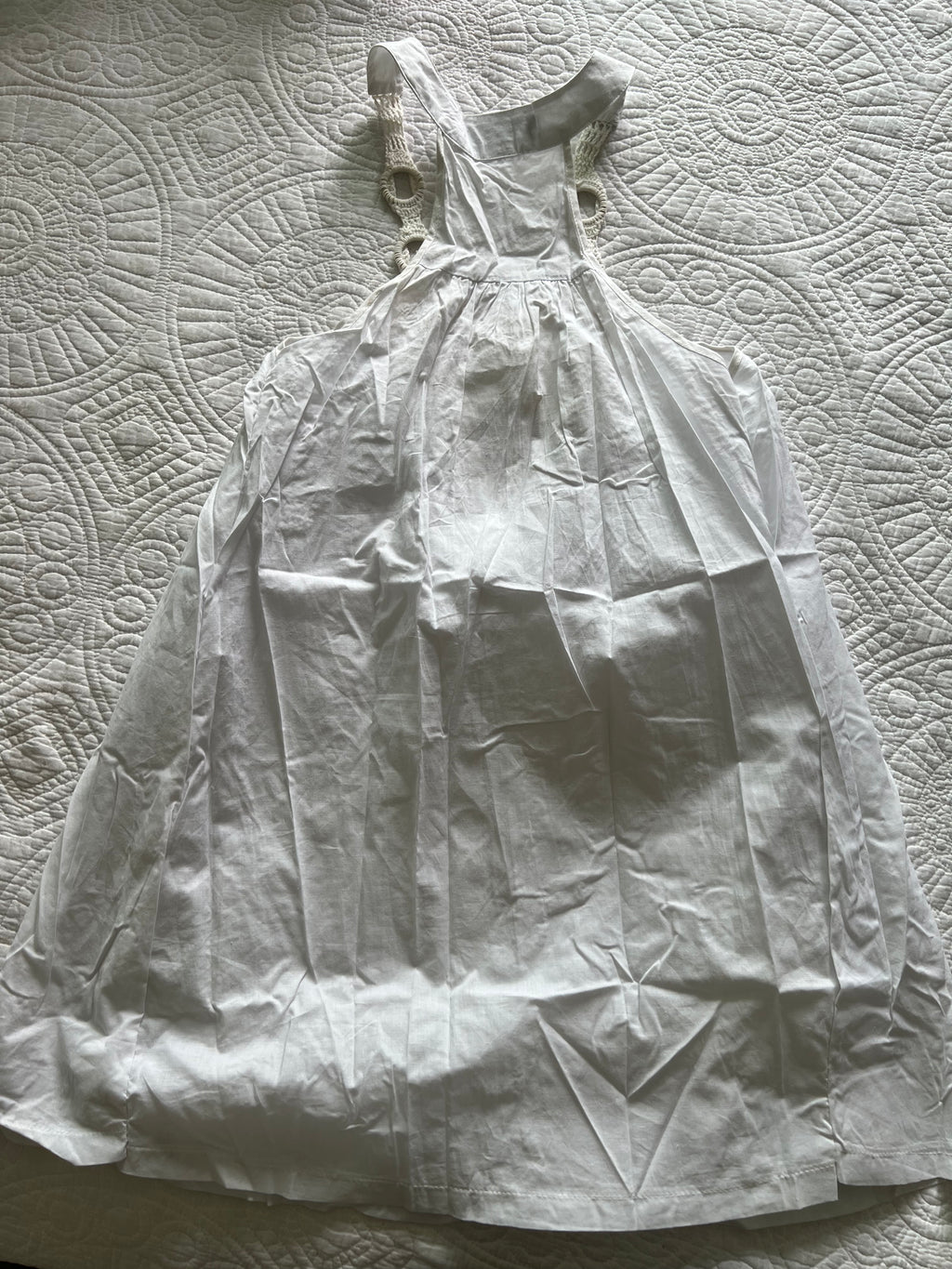 White linen top