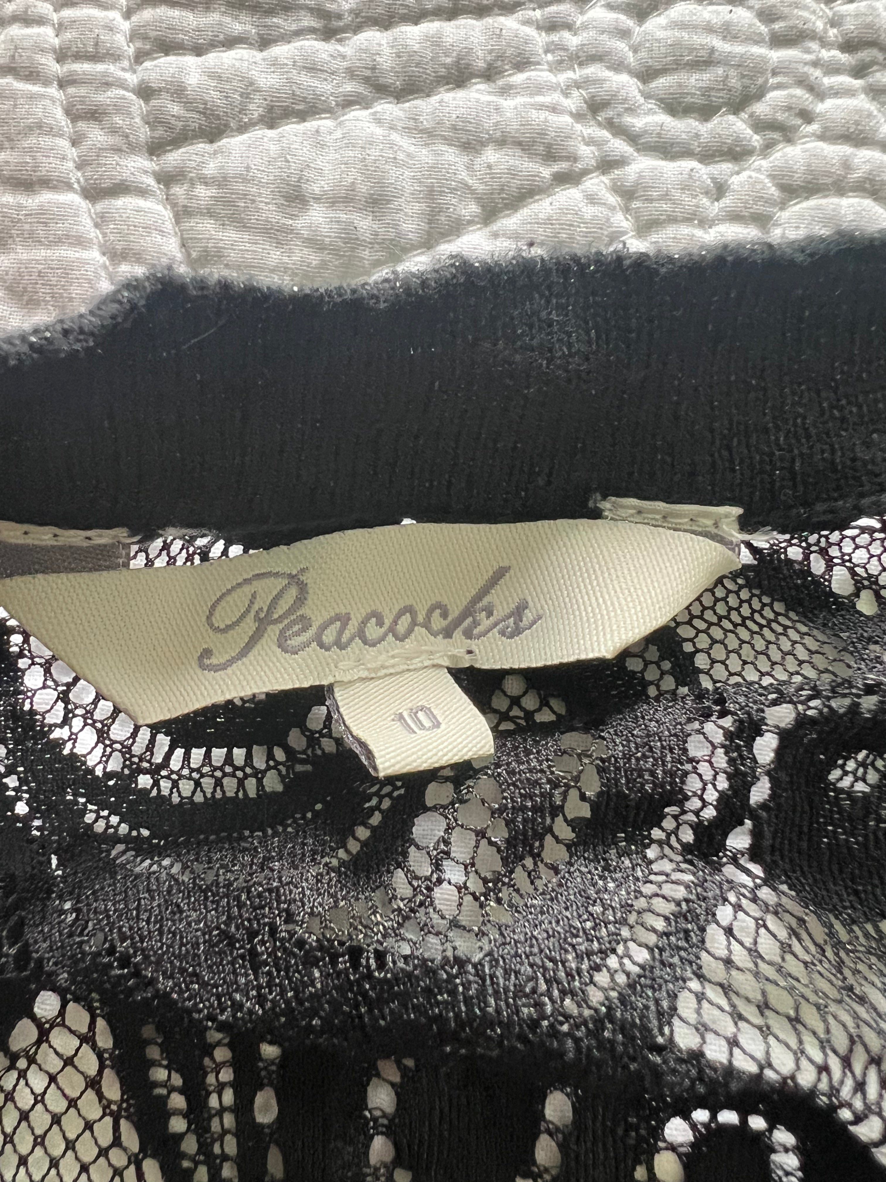 Black lace cardigan