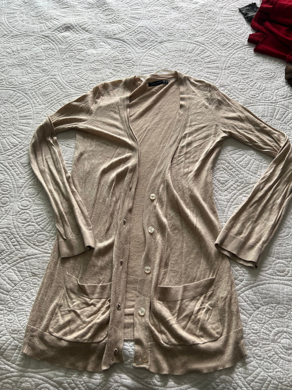 Nude cardigan