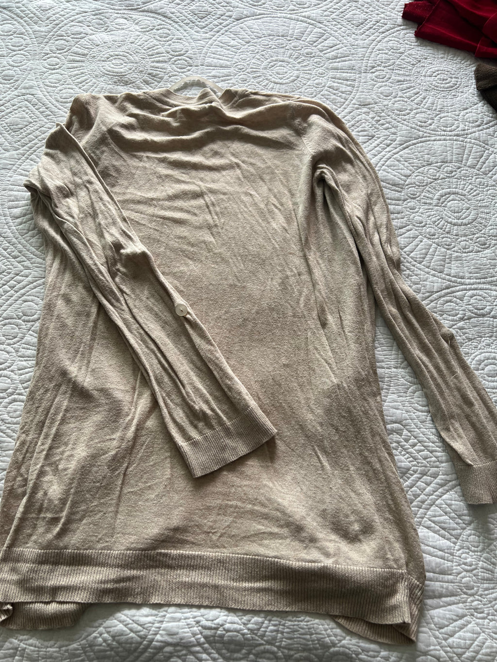 Nude cardigan