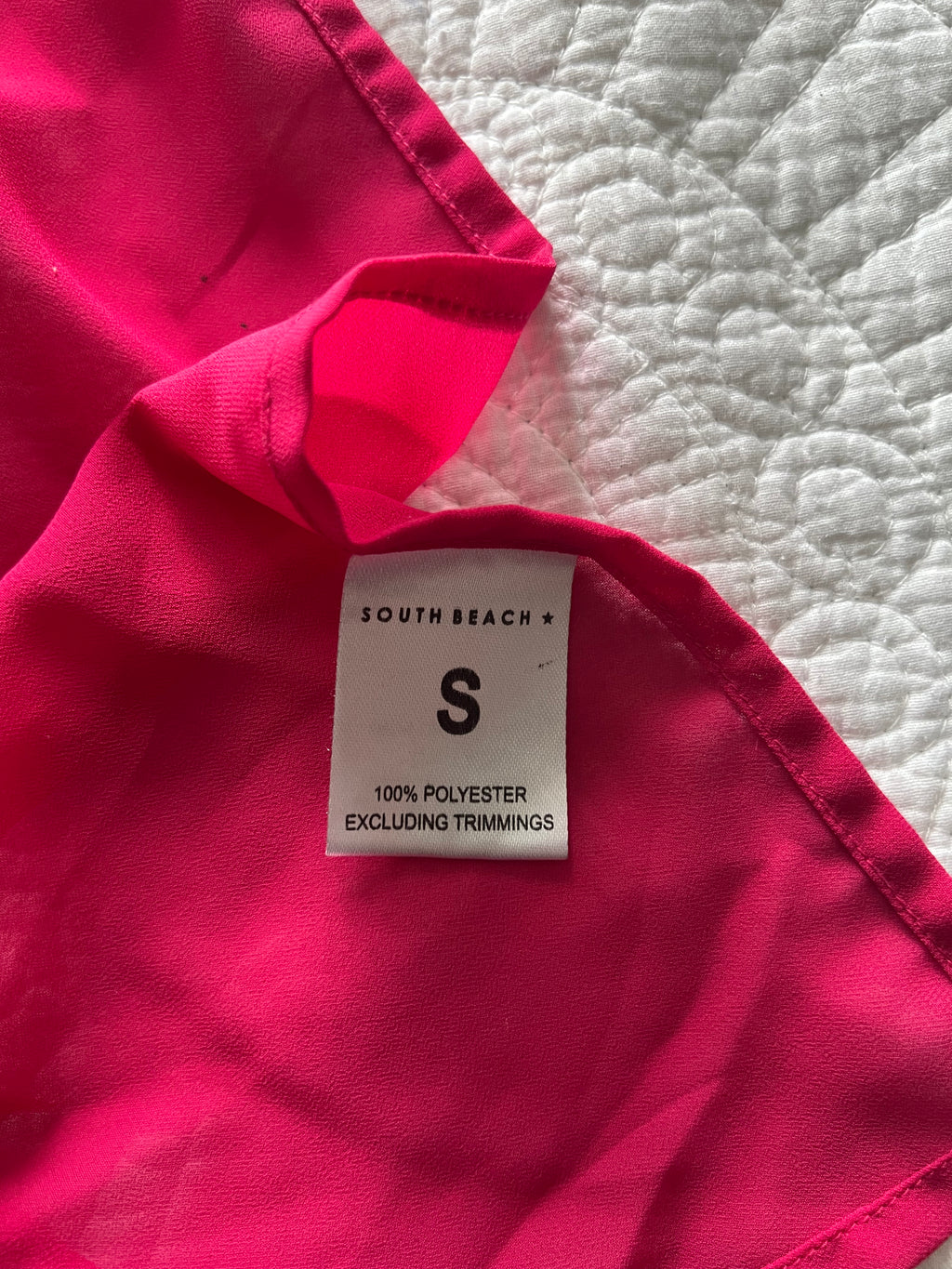 Hot pink wrap skirt