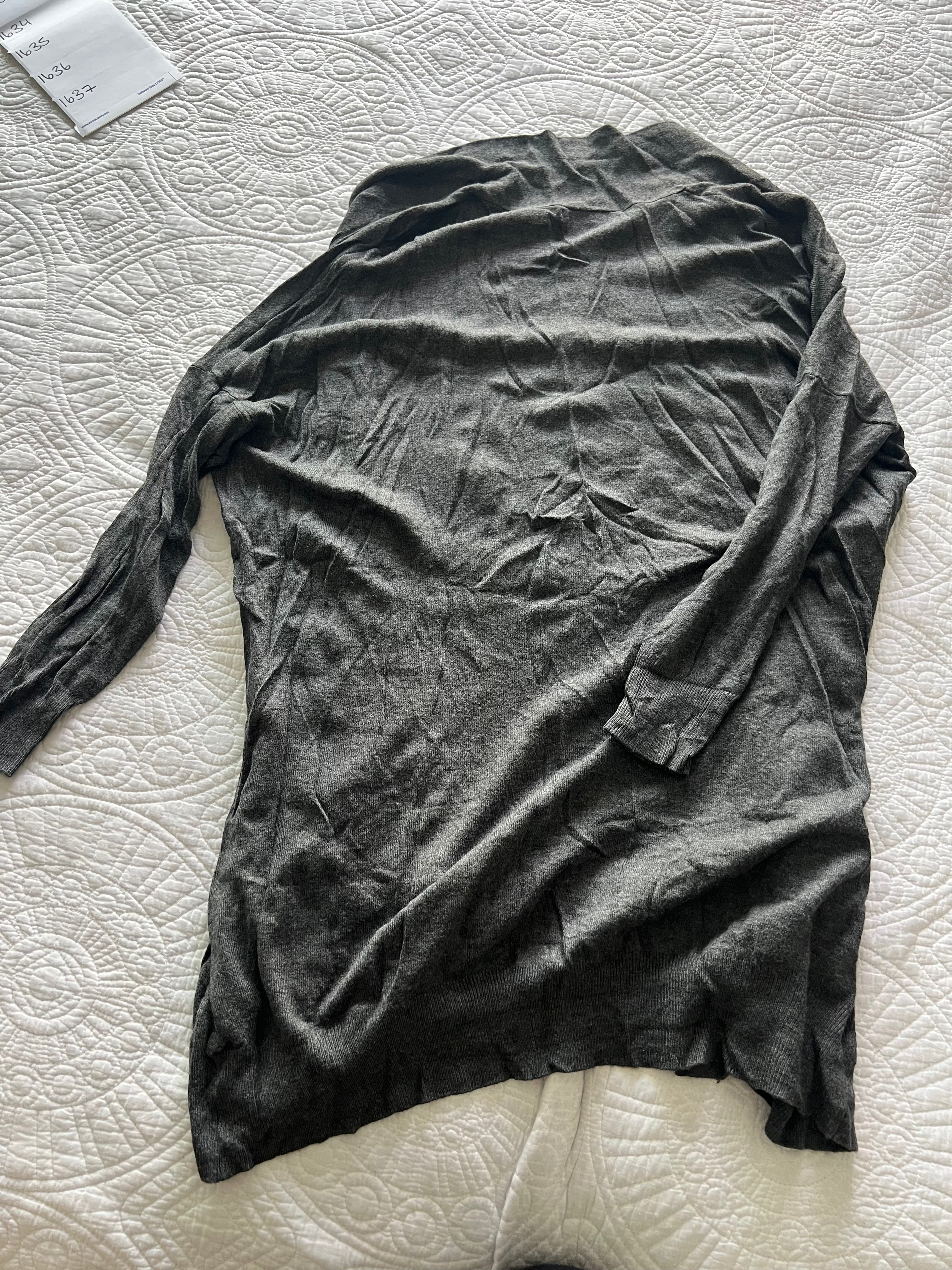 Grey cardigan