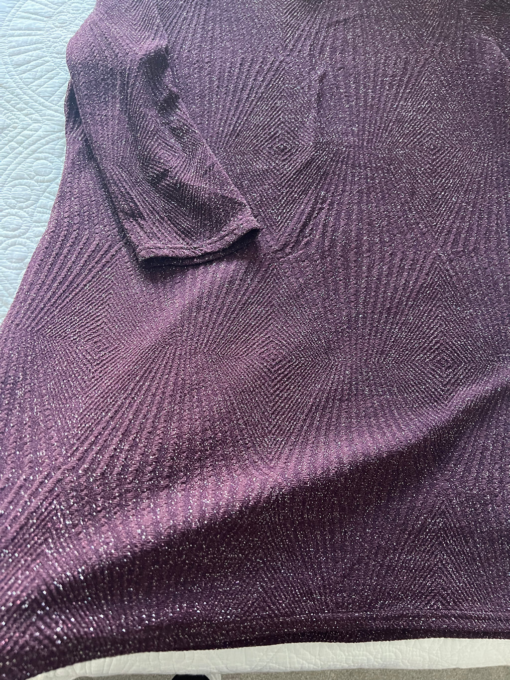 Purple quater sleeve Wallis top