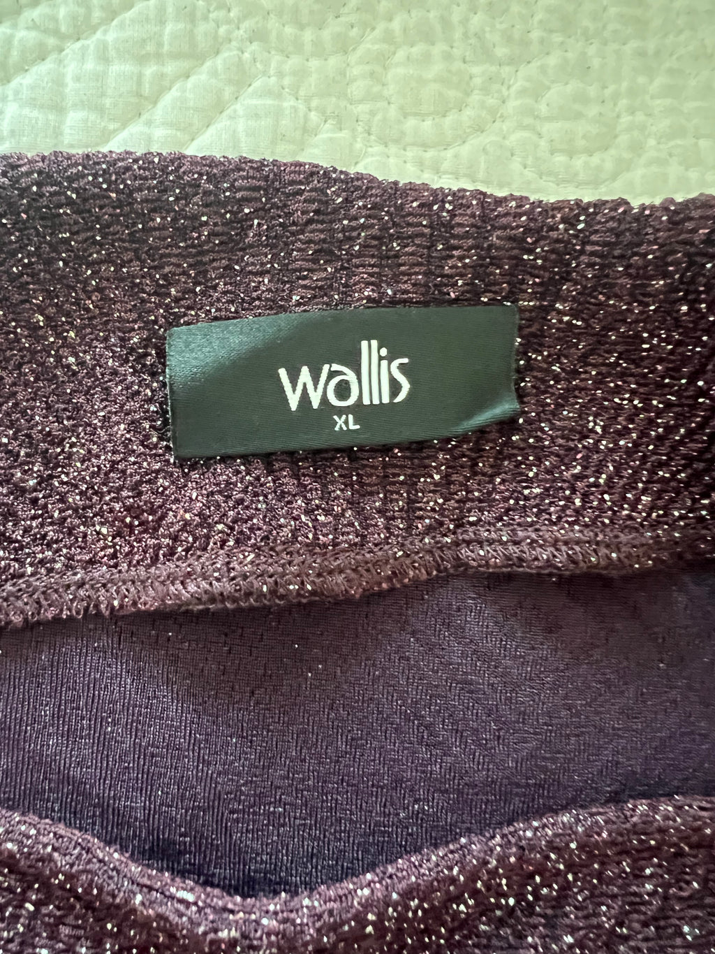 Purple quater sleeve Wallis top