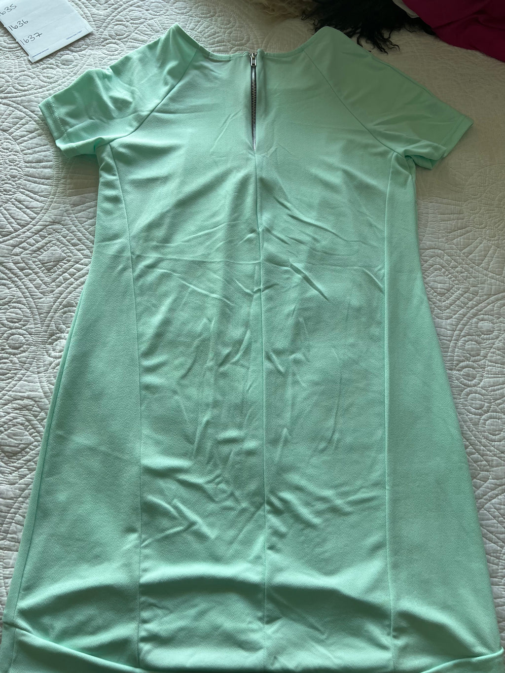 Mint green top