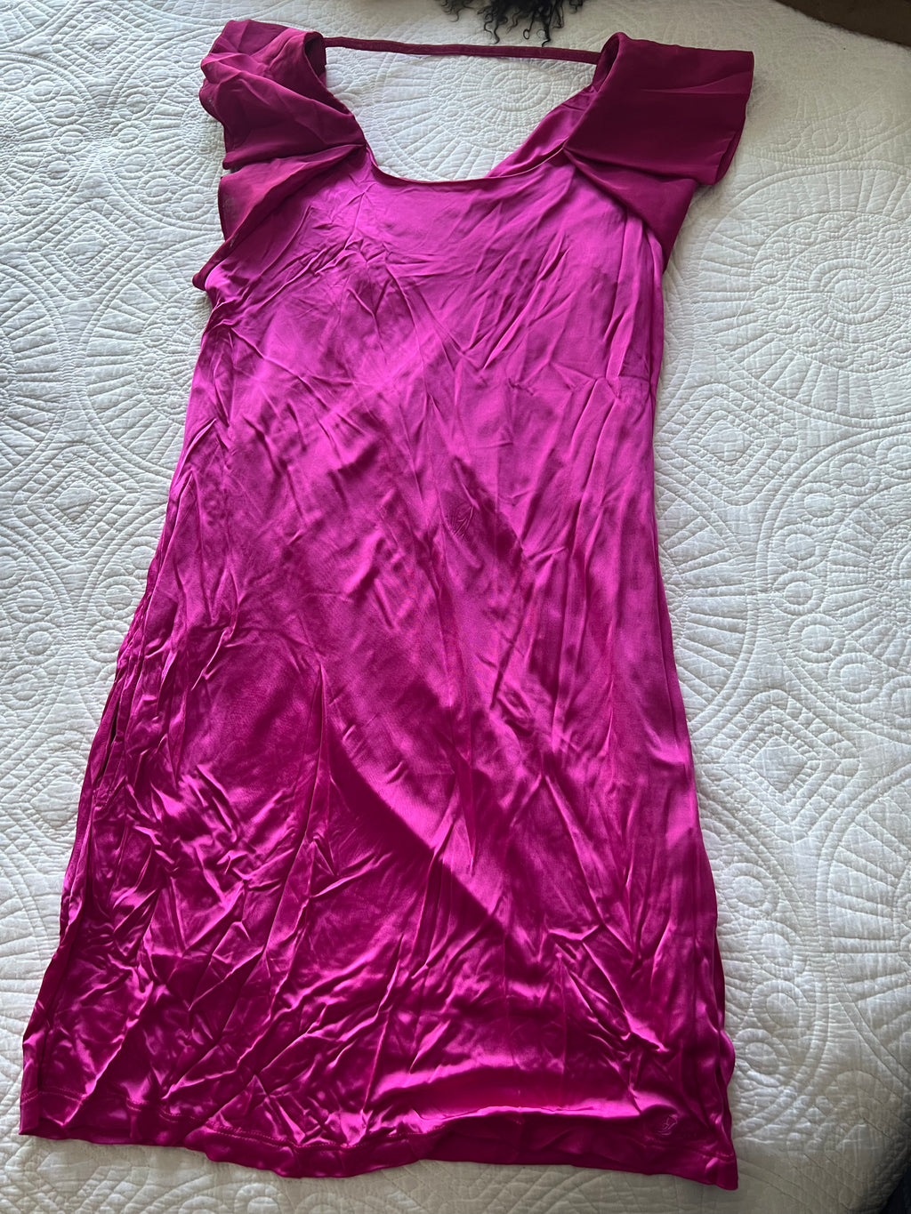 Purple short sleeve top