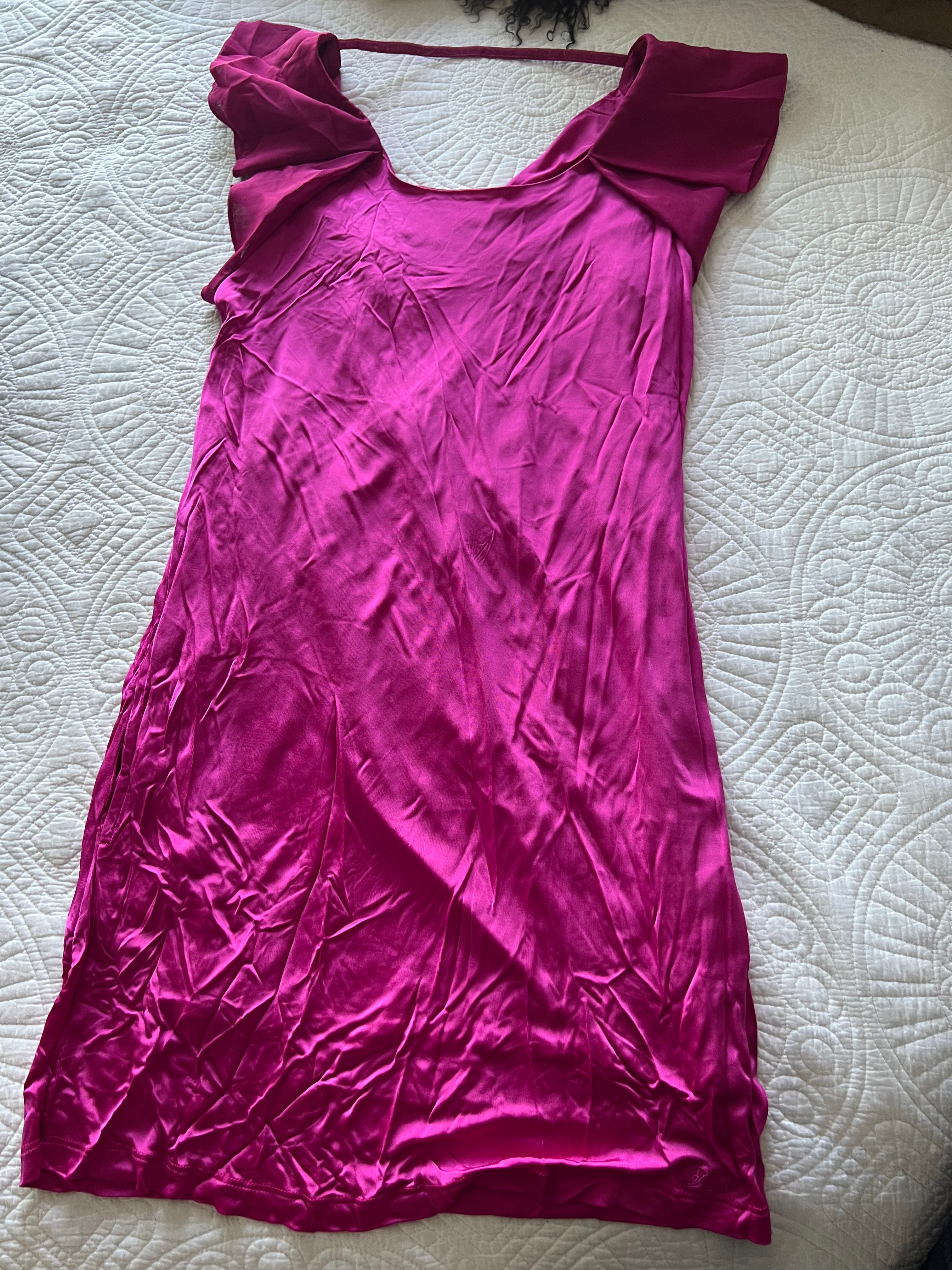 Purple short sleeve top