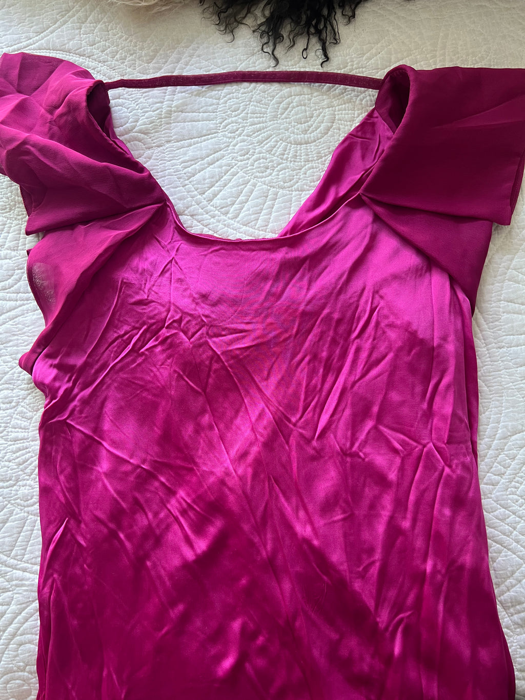 Purple short sleeve top