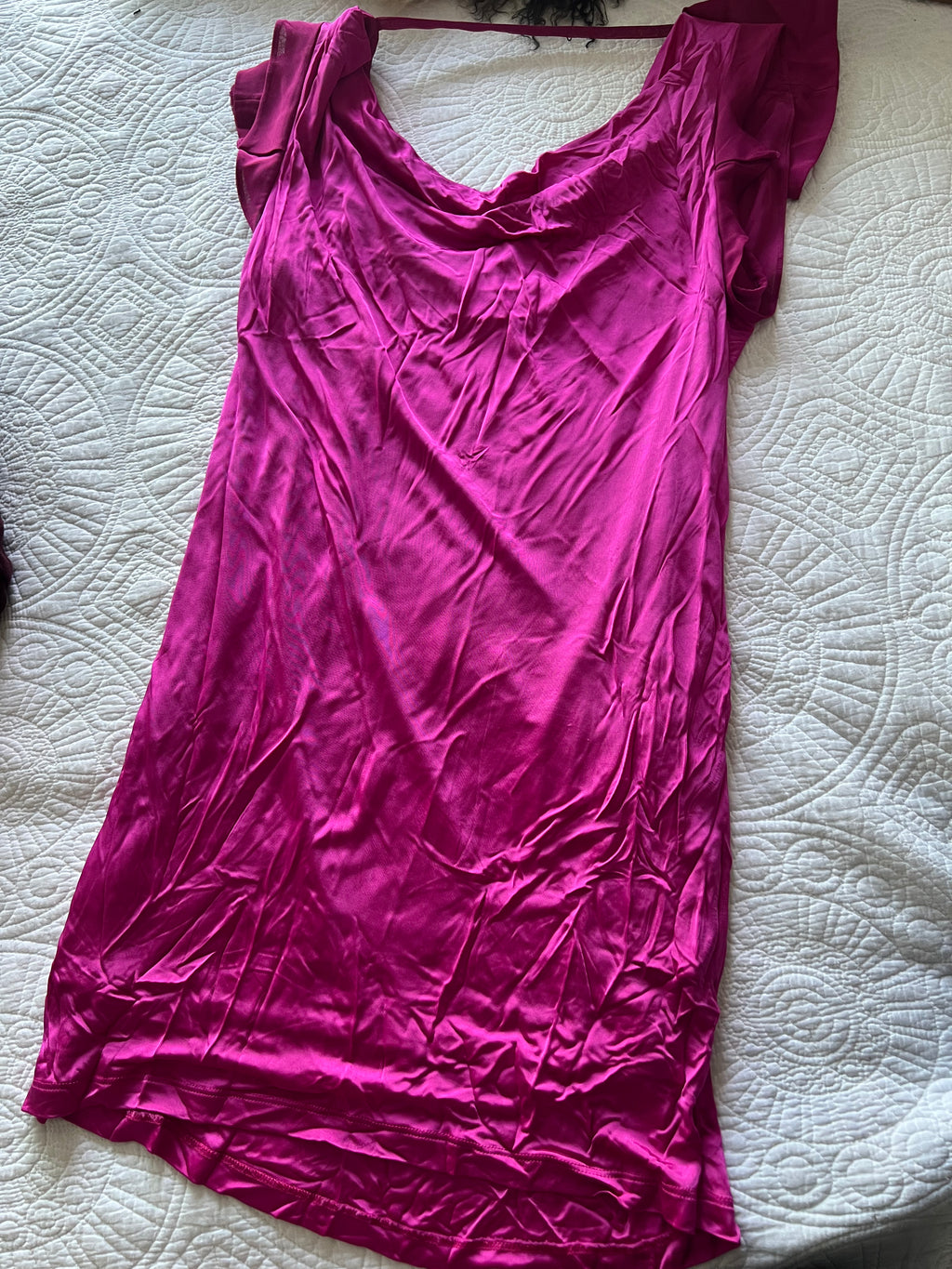Purple short sleeve top