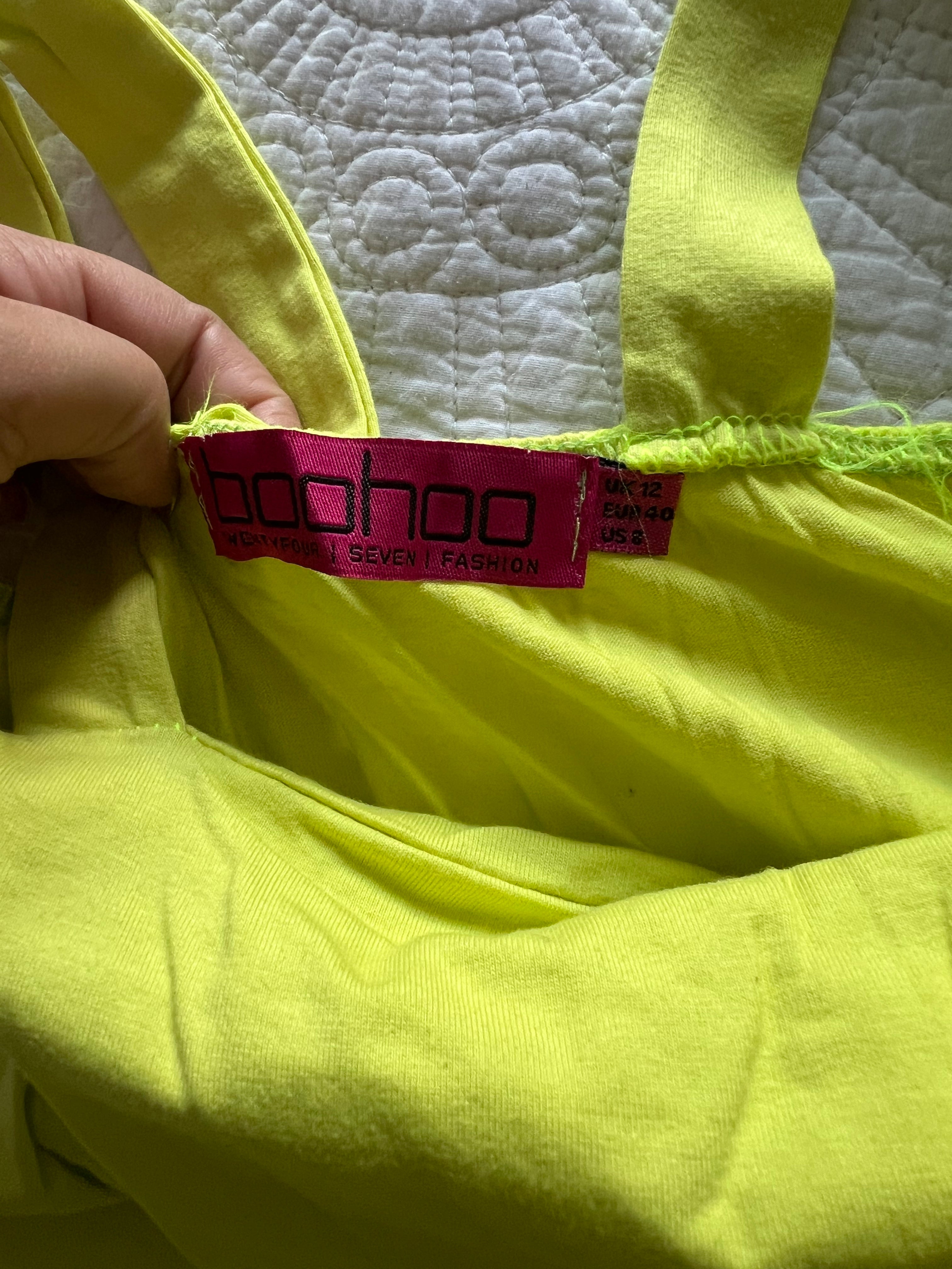 Yellow strappy top