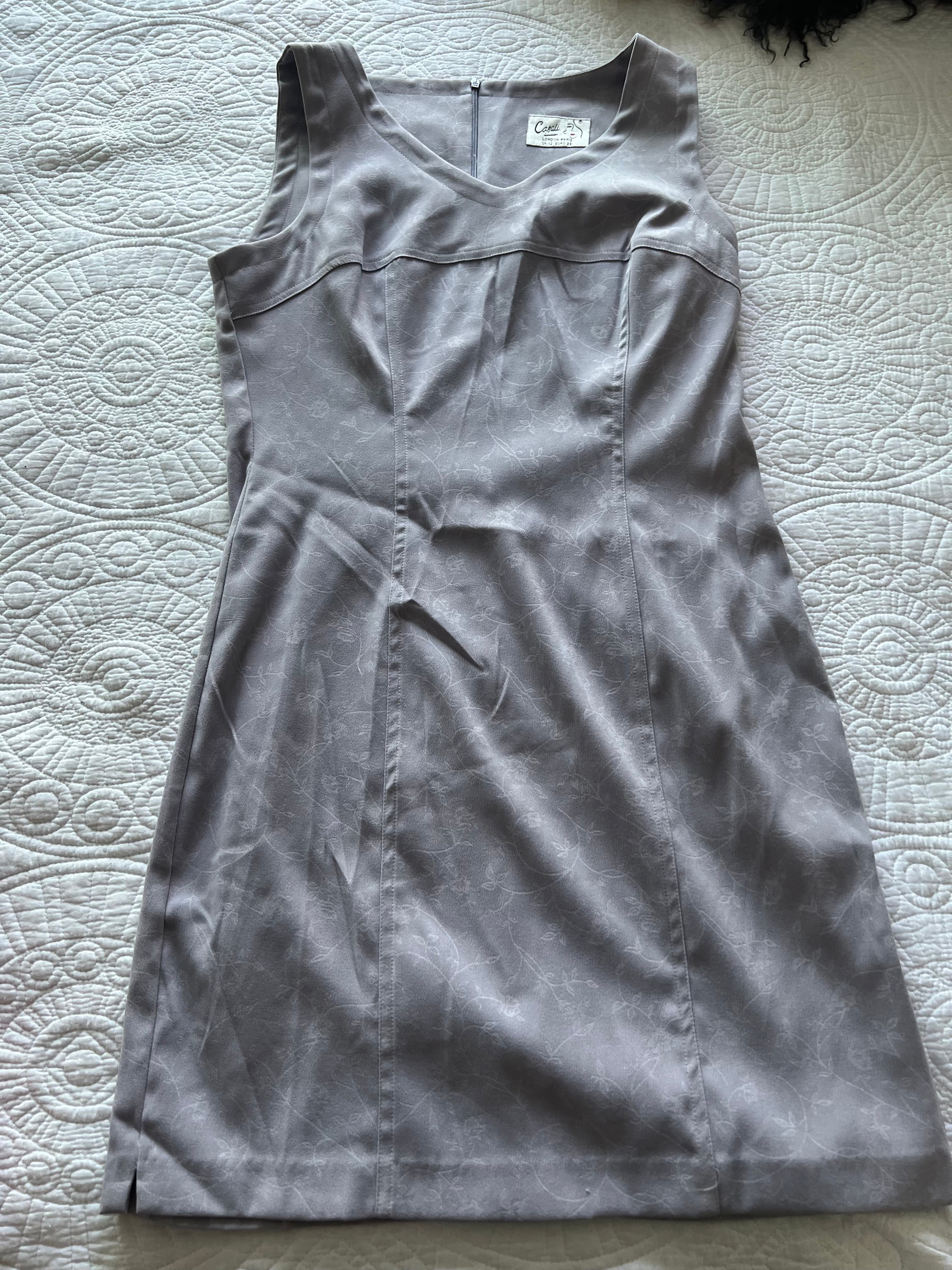Grey mini dress
