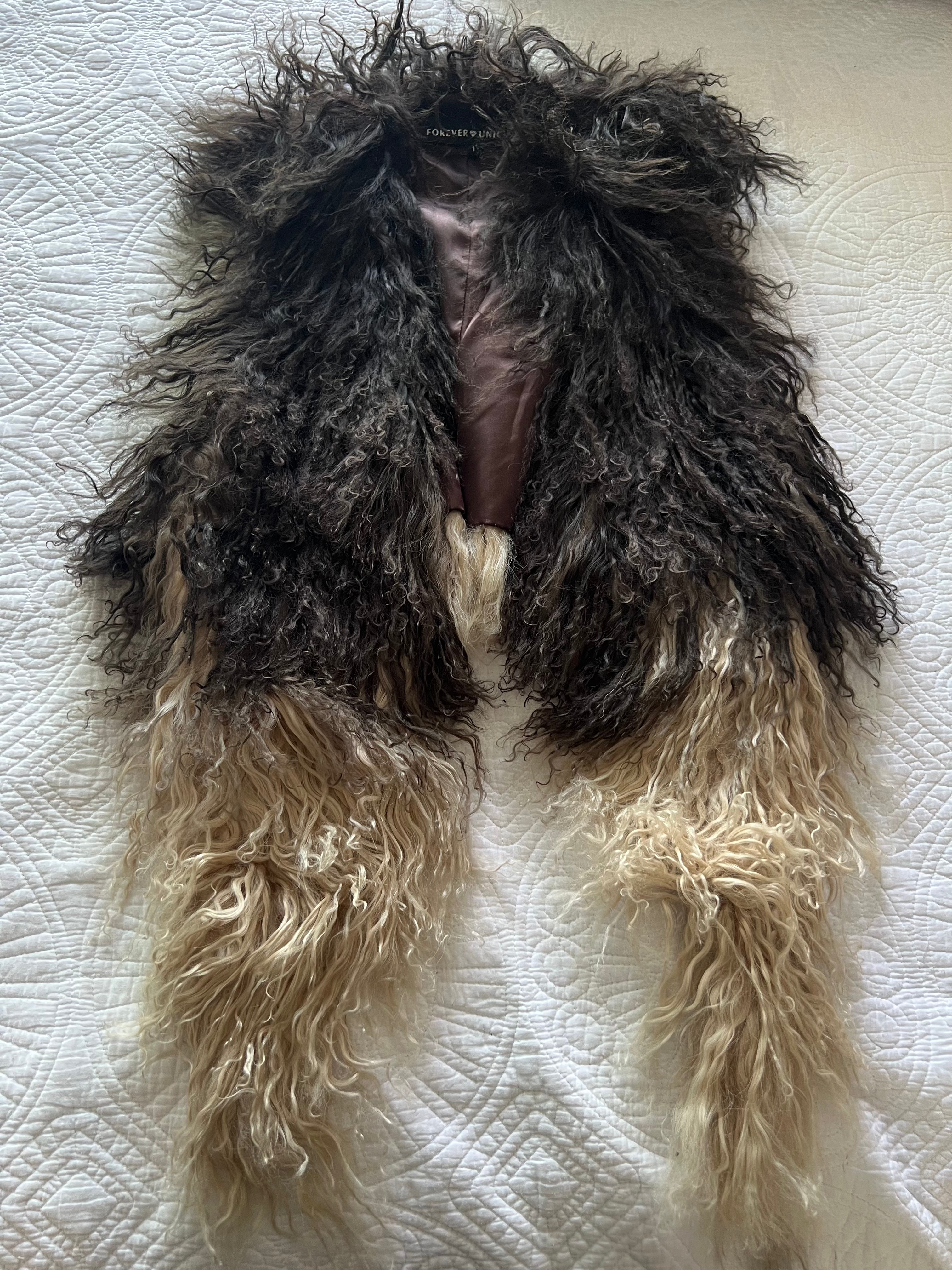 Faux fur vest