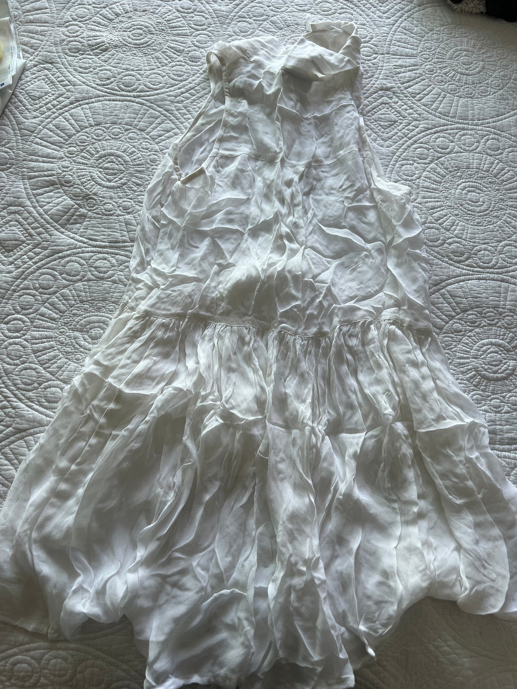White colar top