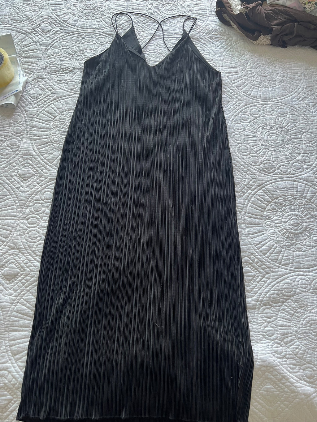 Black maxi dress