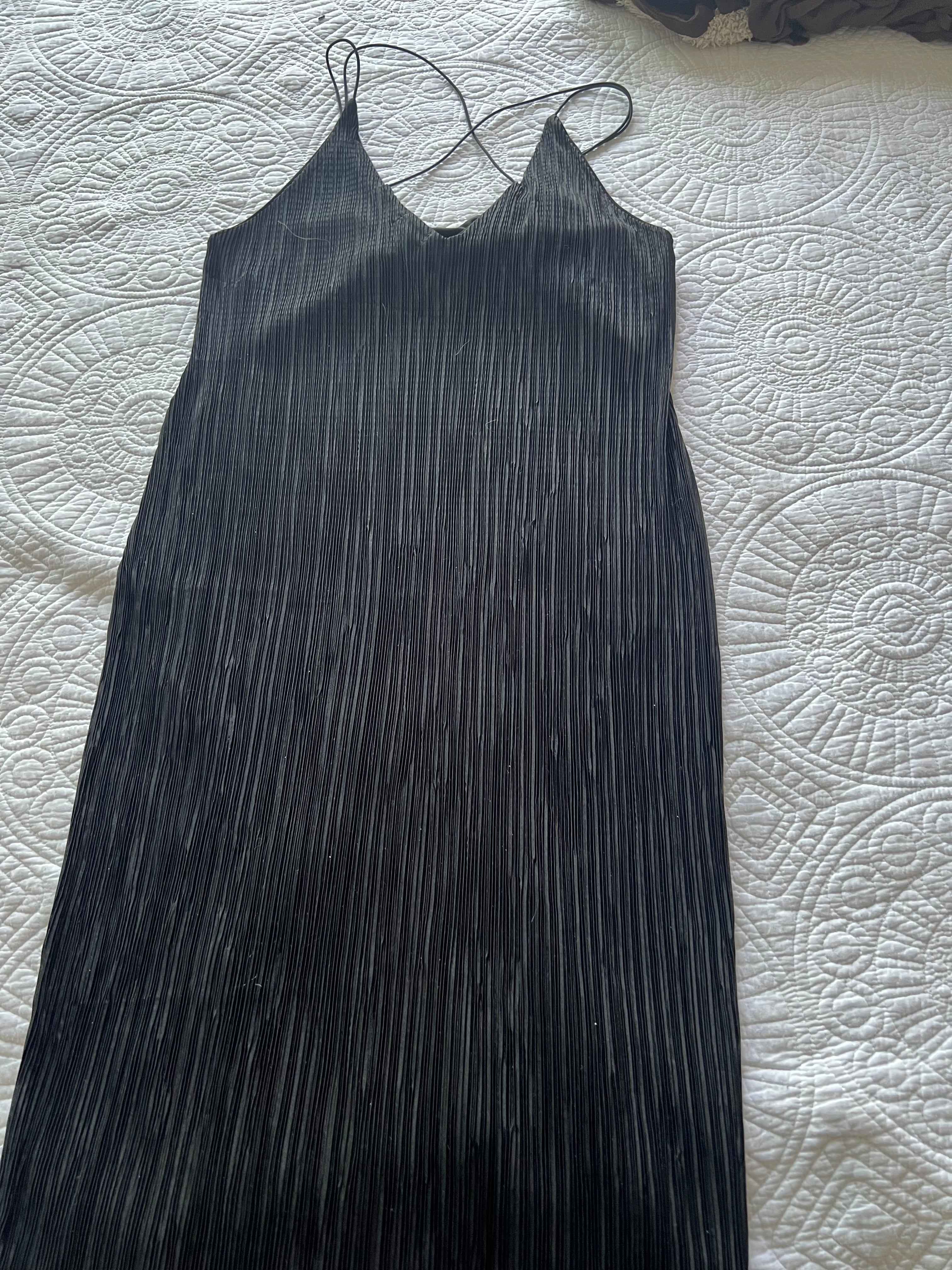 Black maxi dress