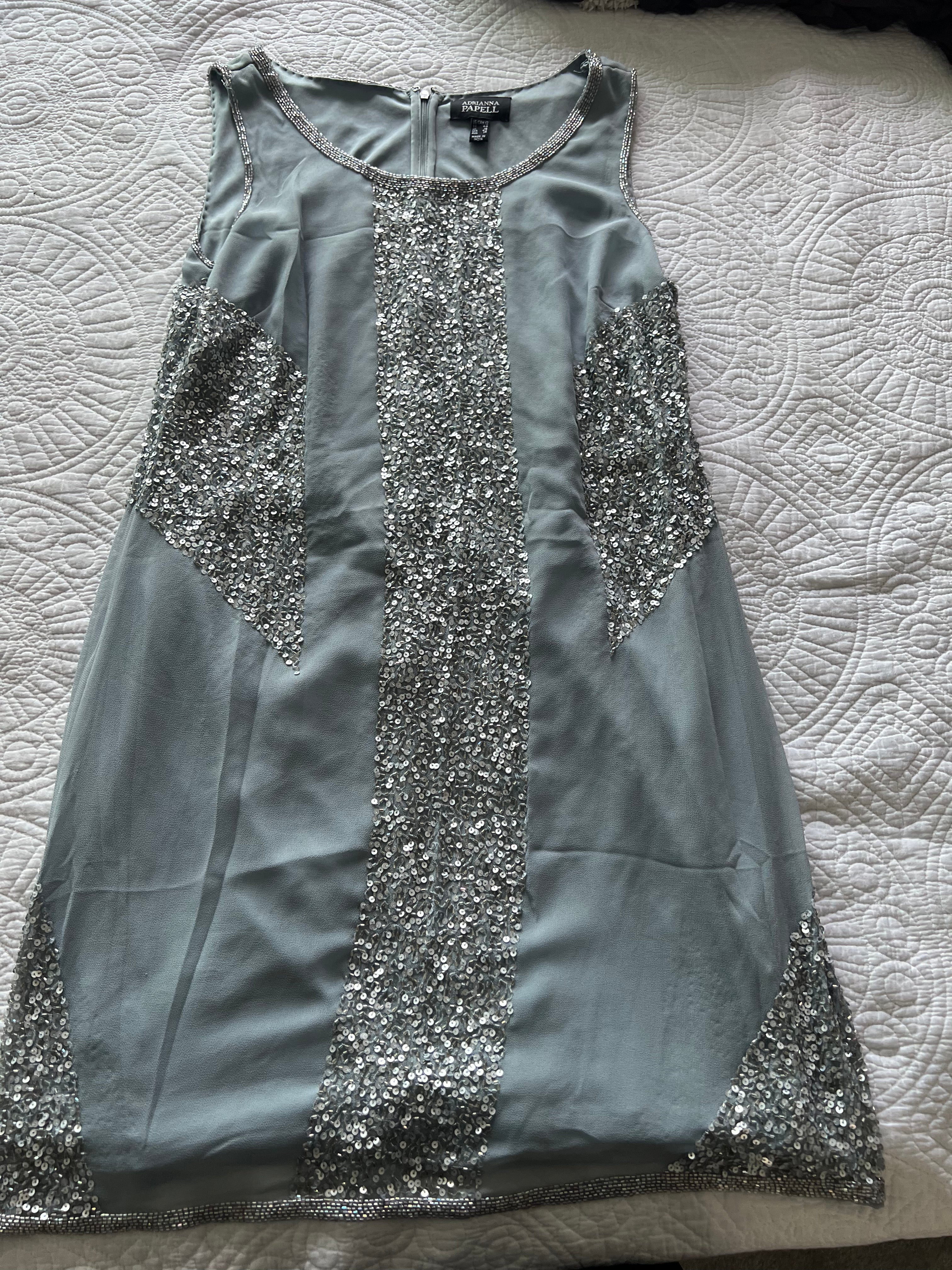 Adrianna Papell blue top