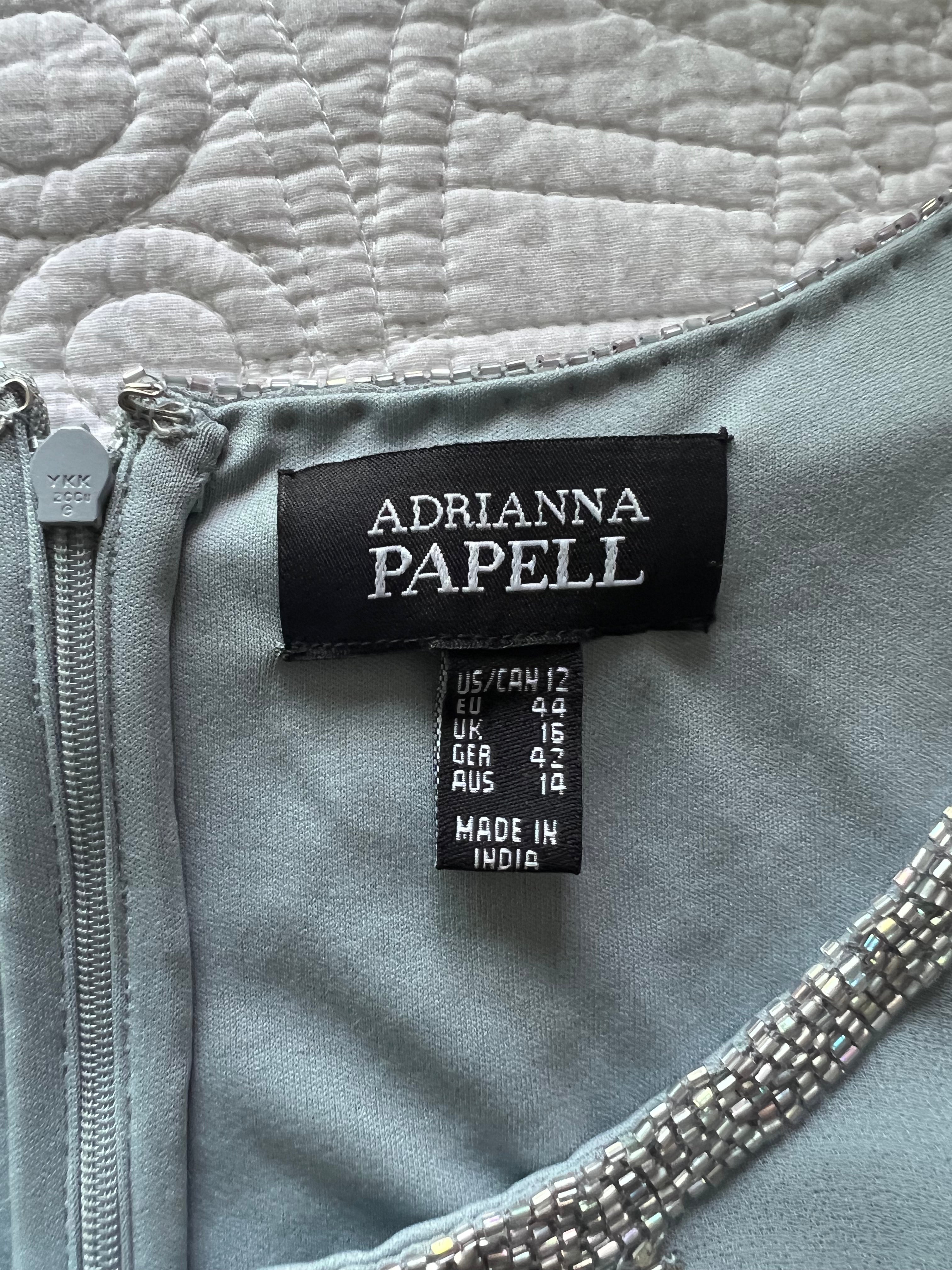 Adrianna Papell blue top