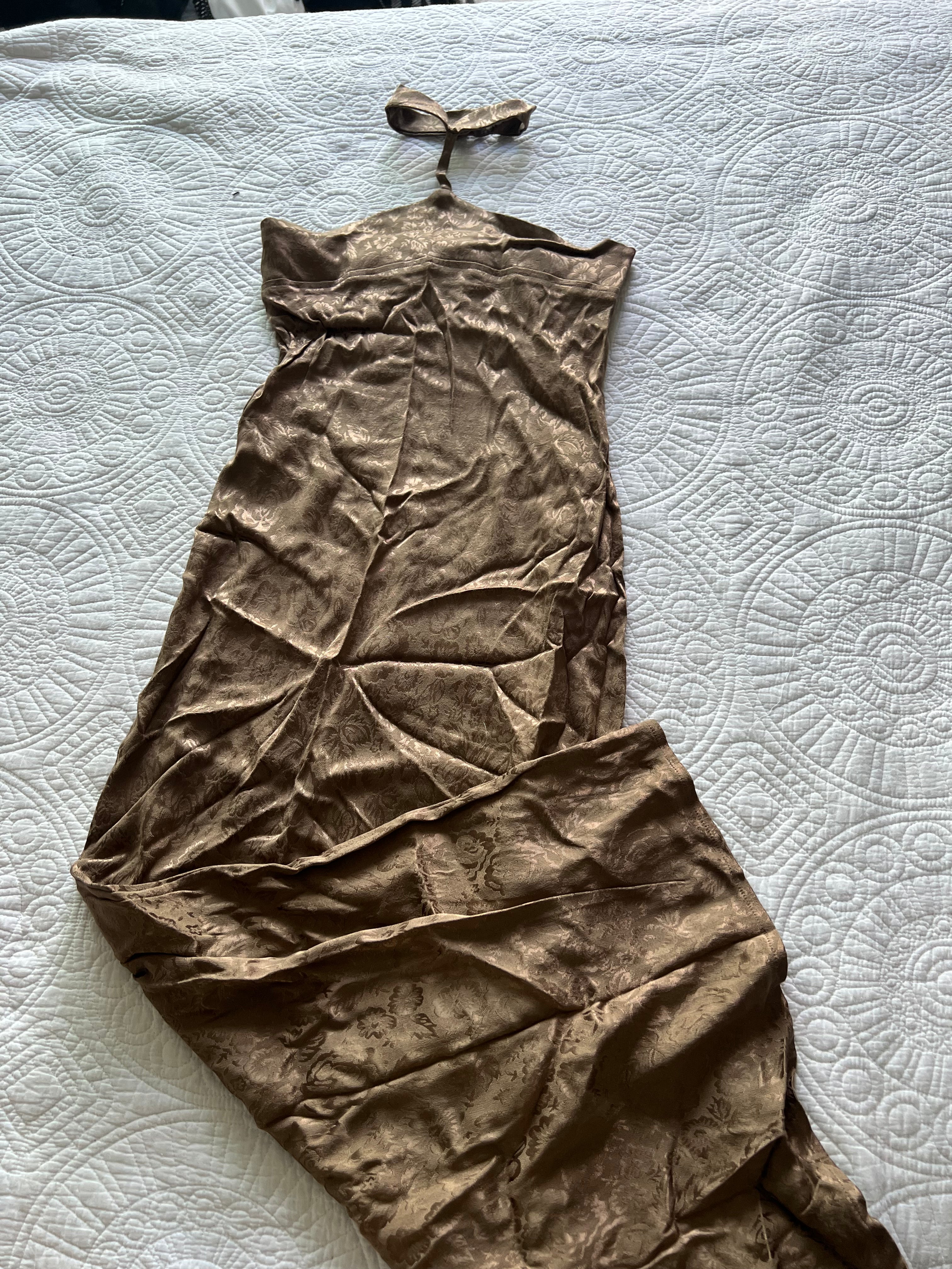Brown maxi dress