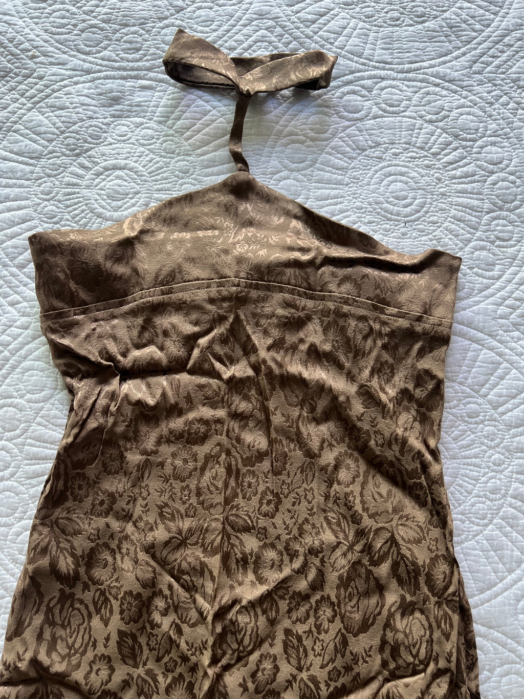 Brown maxi dress