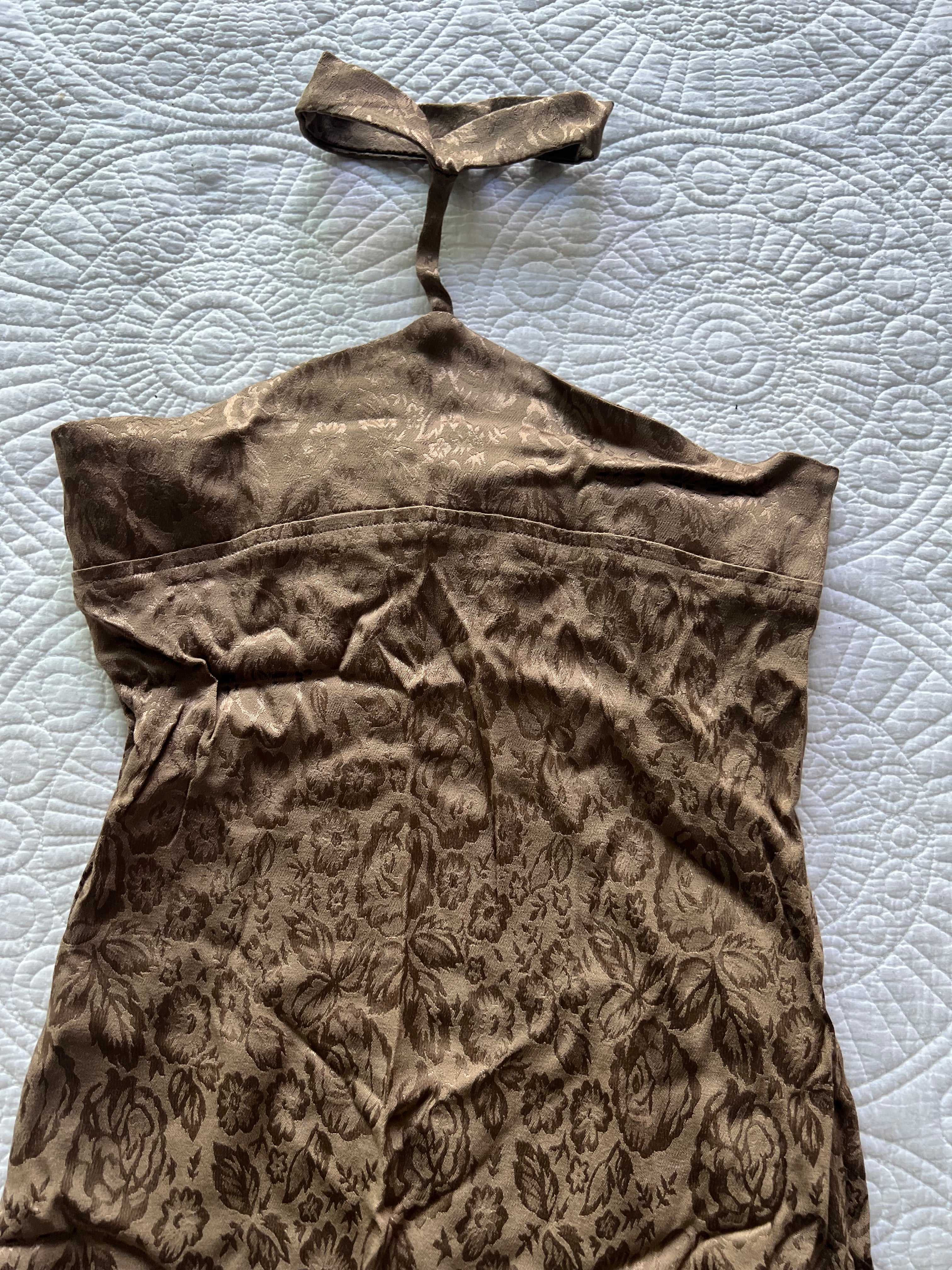Brown maxi dress
