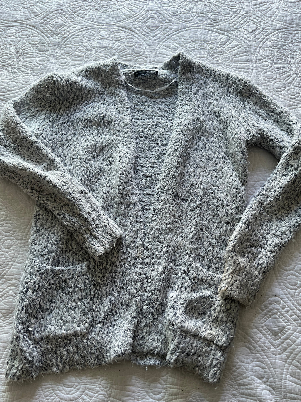 Grey cardigan