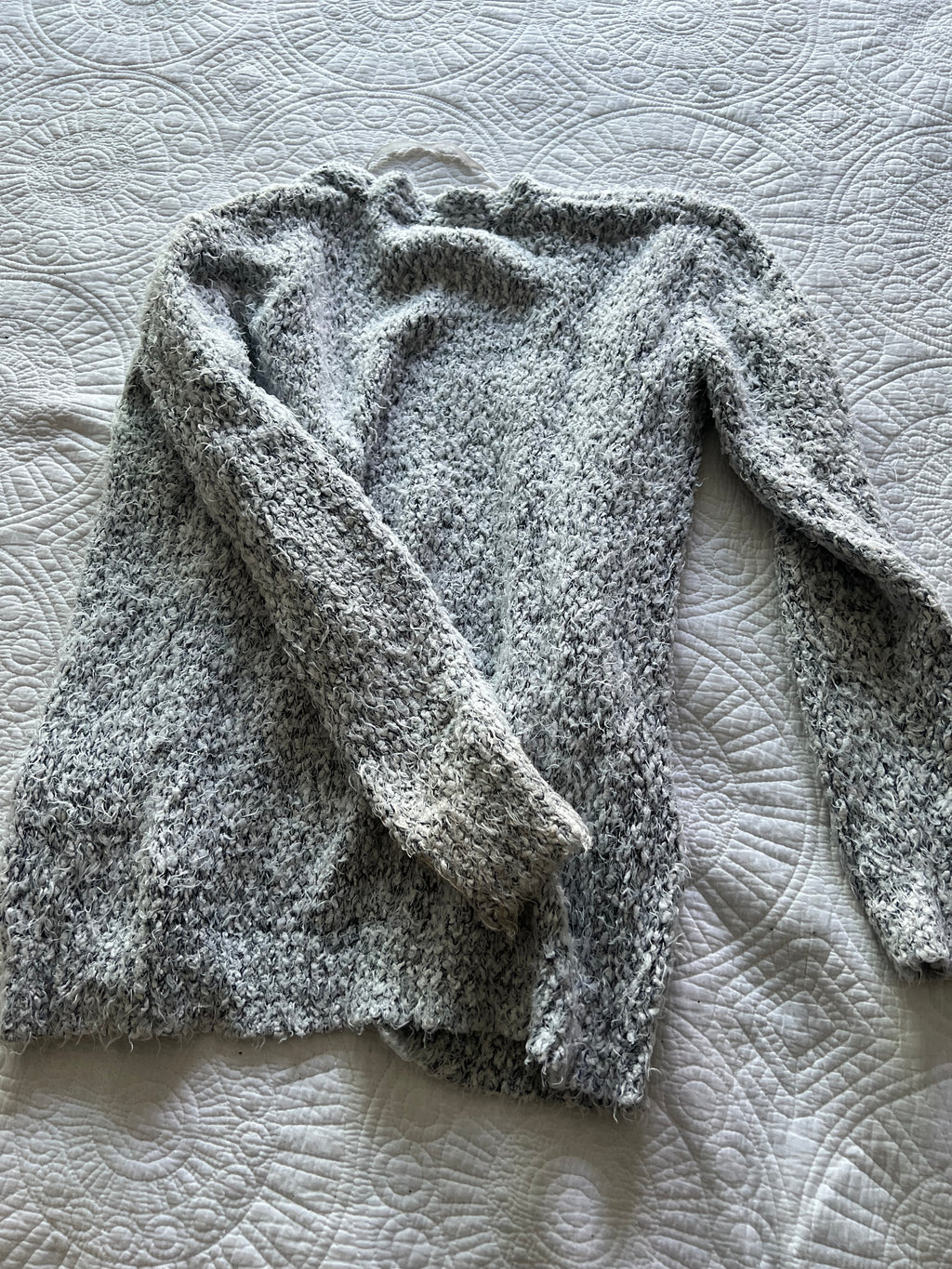 Grey cardigan
