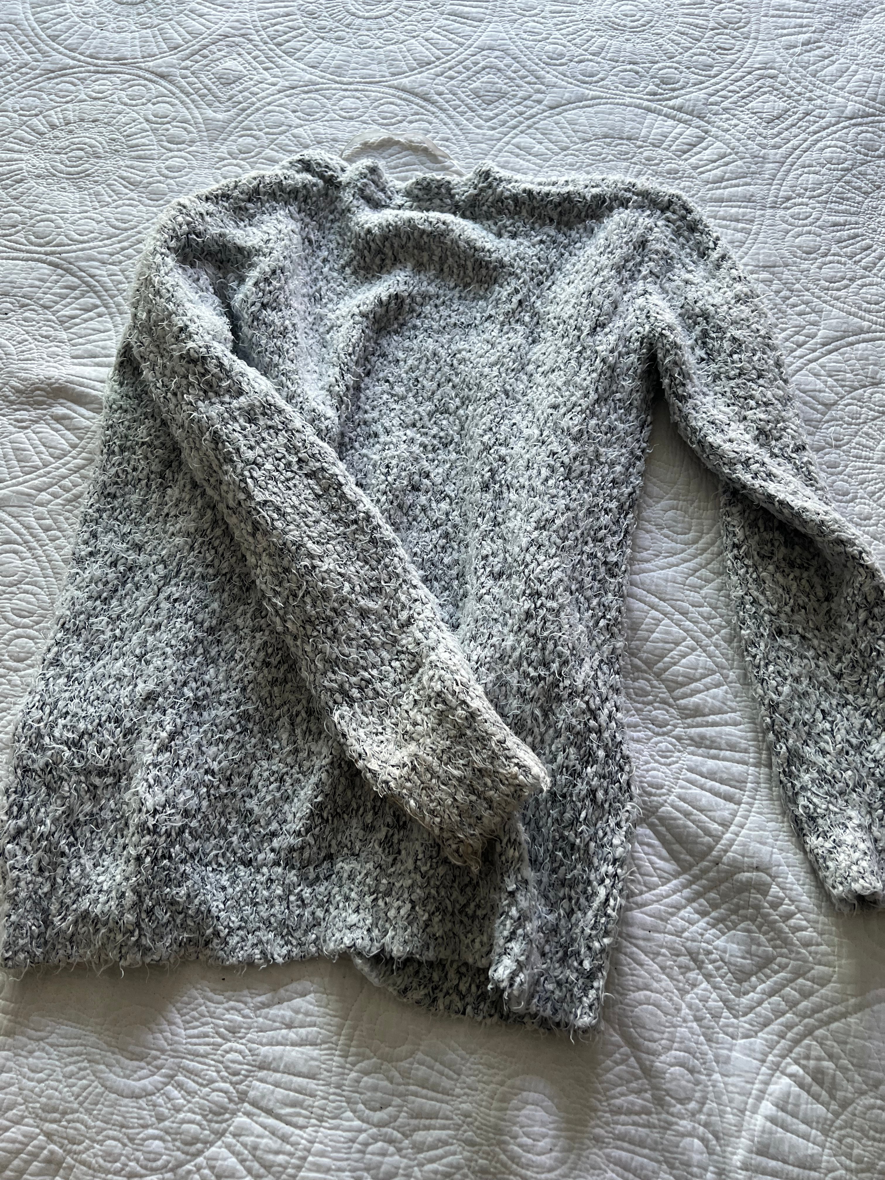 Grey cardigan