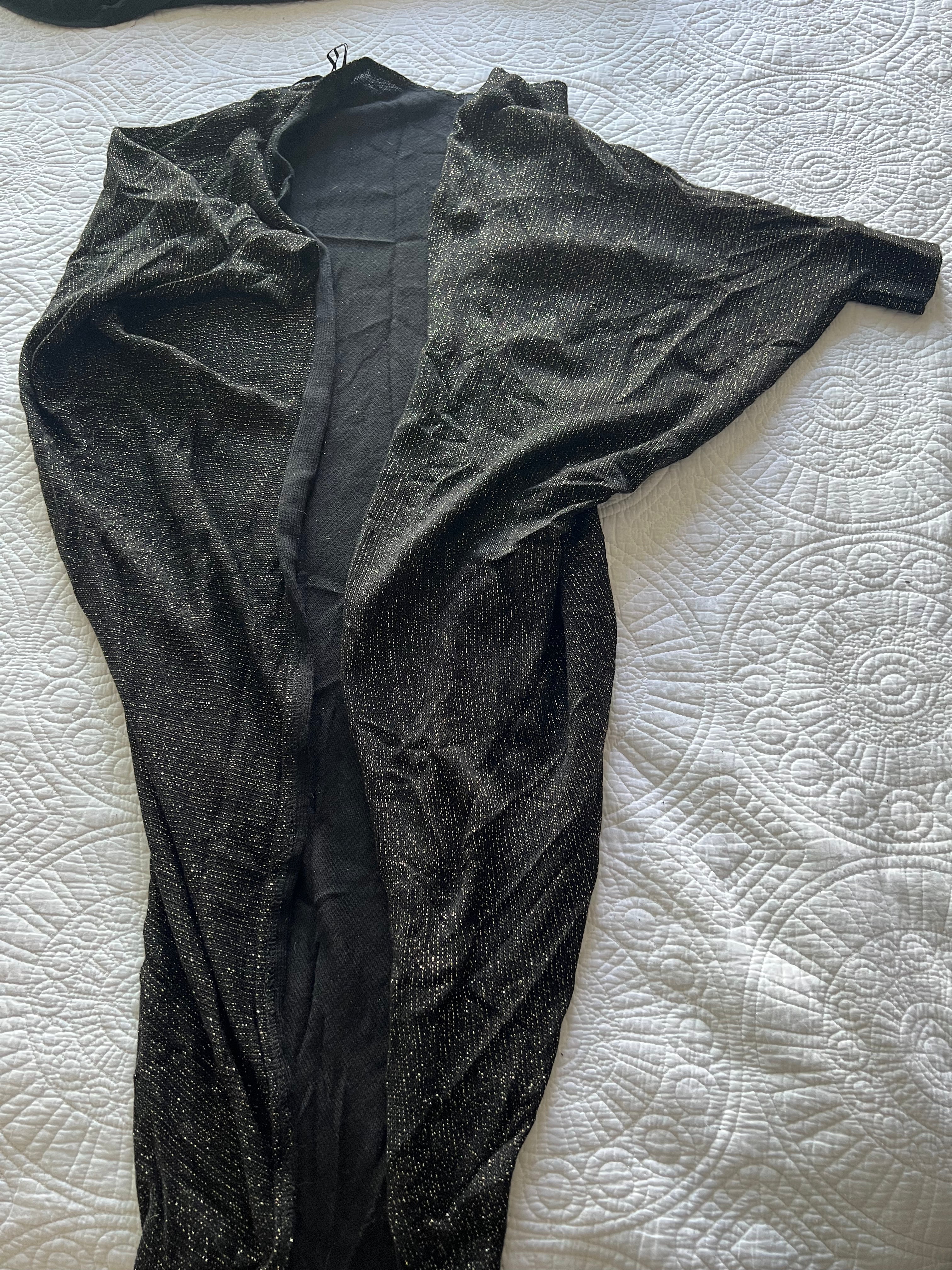 Dark green long cardigan