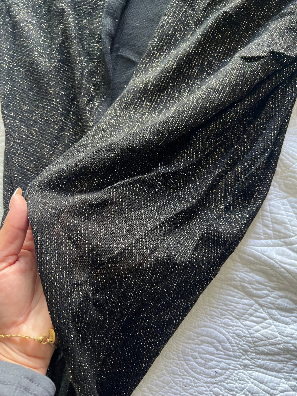 Dark green long cardigan