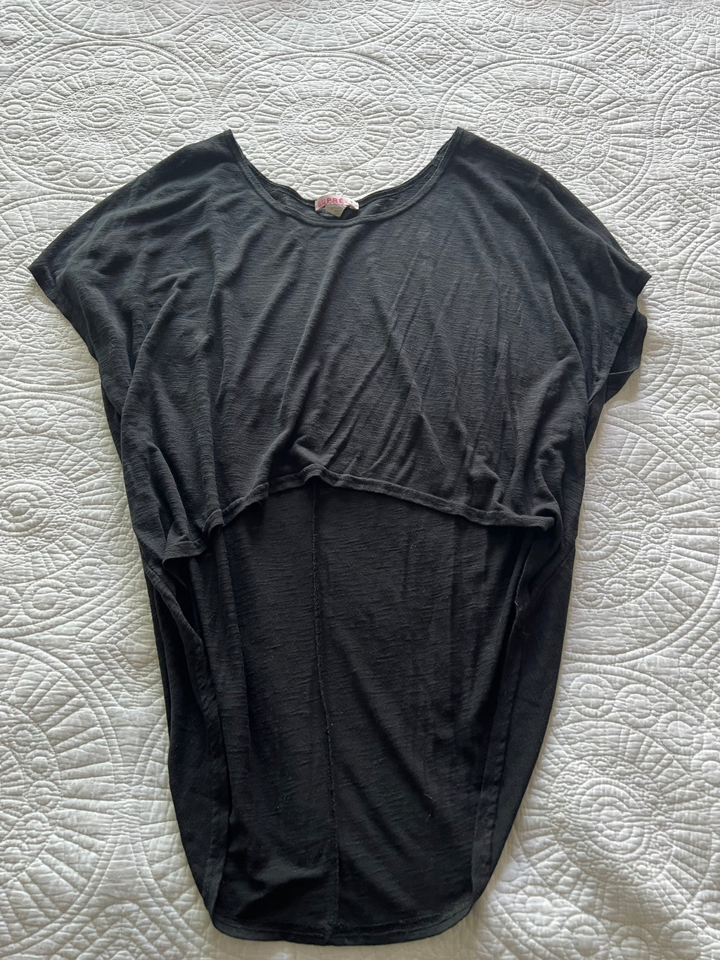 Black crop top
