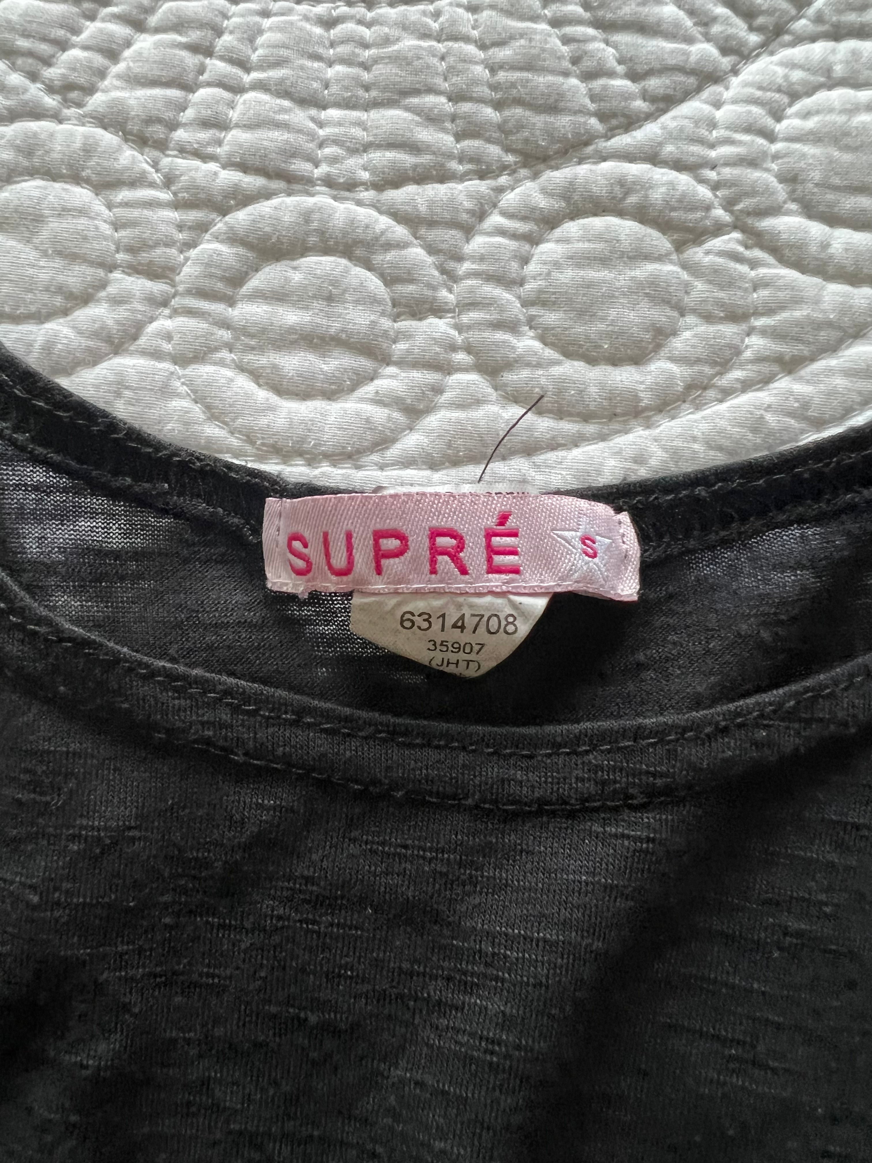 Black crop top
