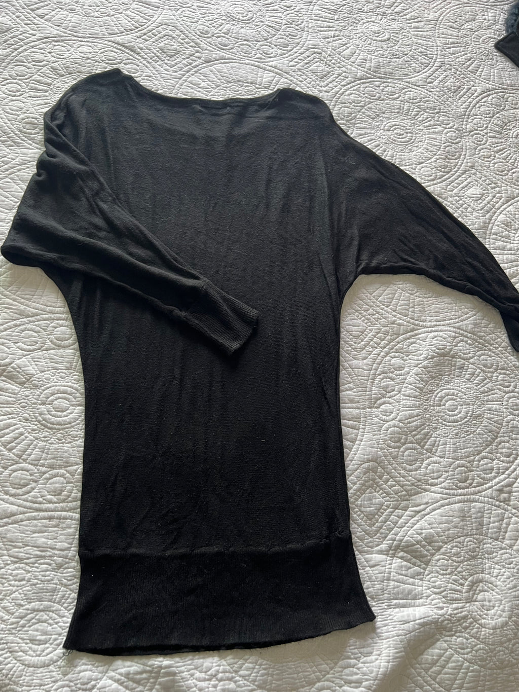 Long sleeve black top