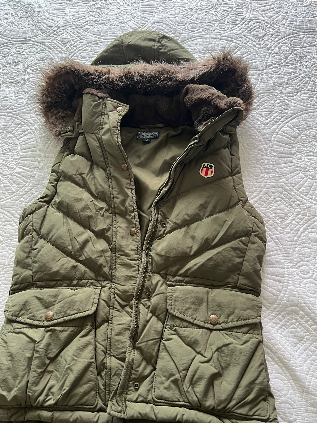 Polo Jeans Company dark green gilet