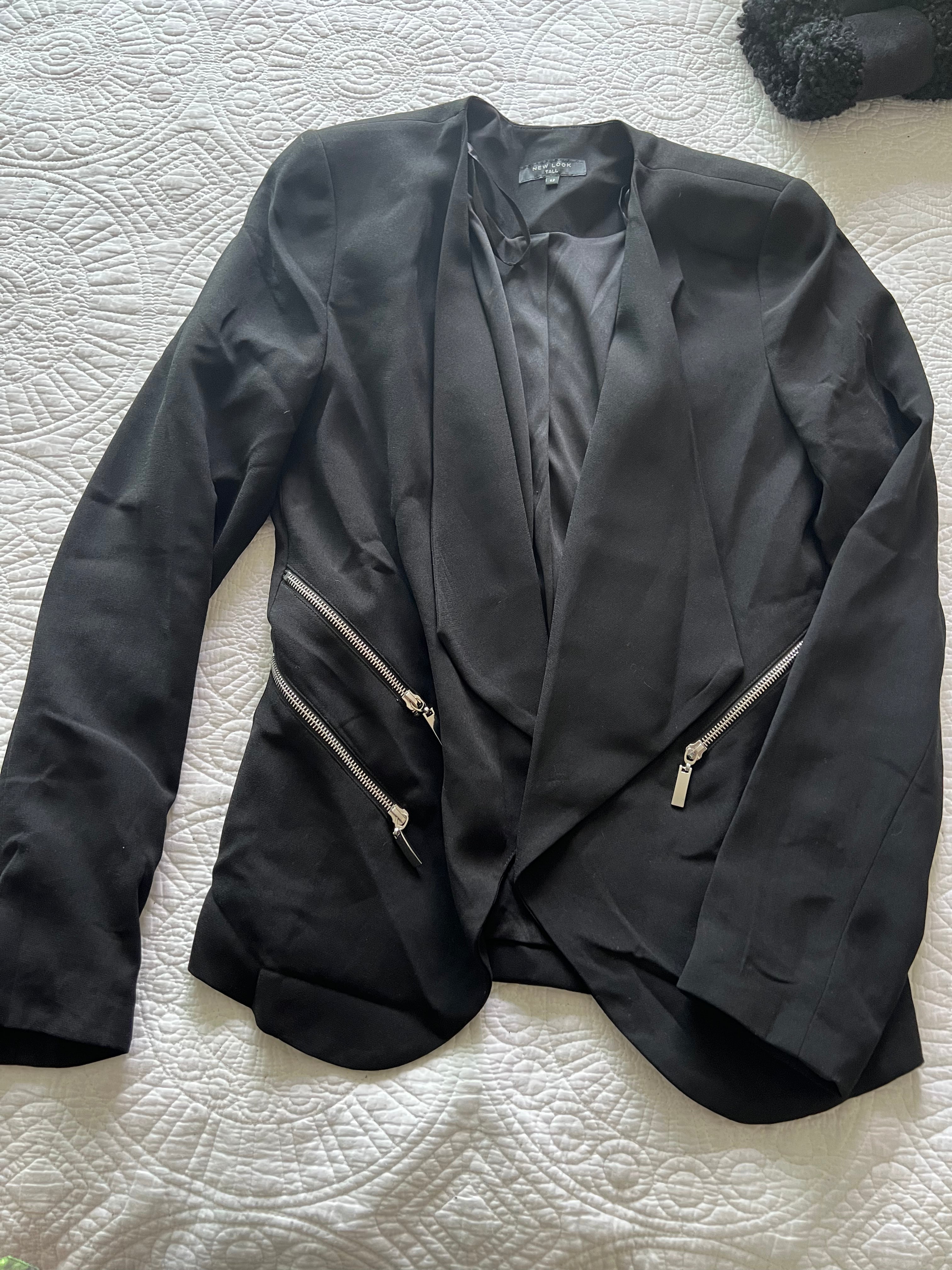 Tall, black blazer