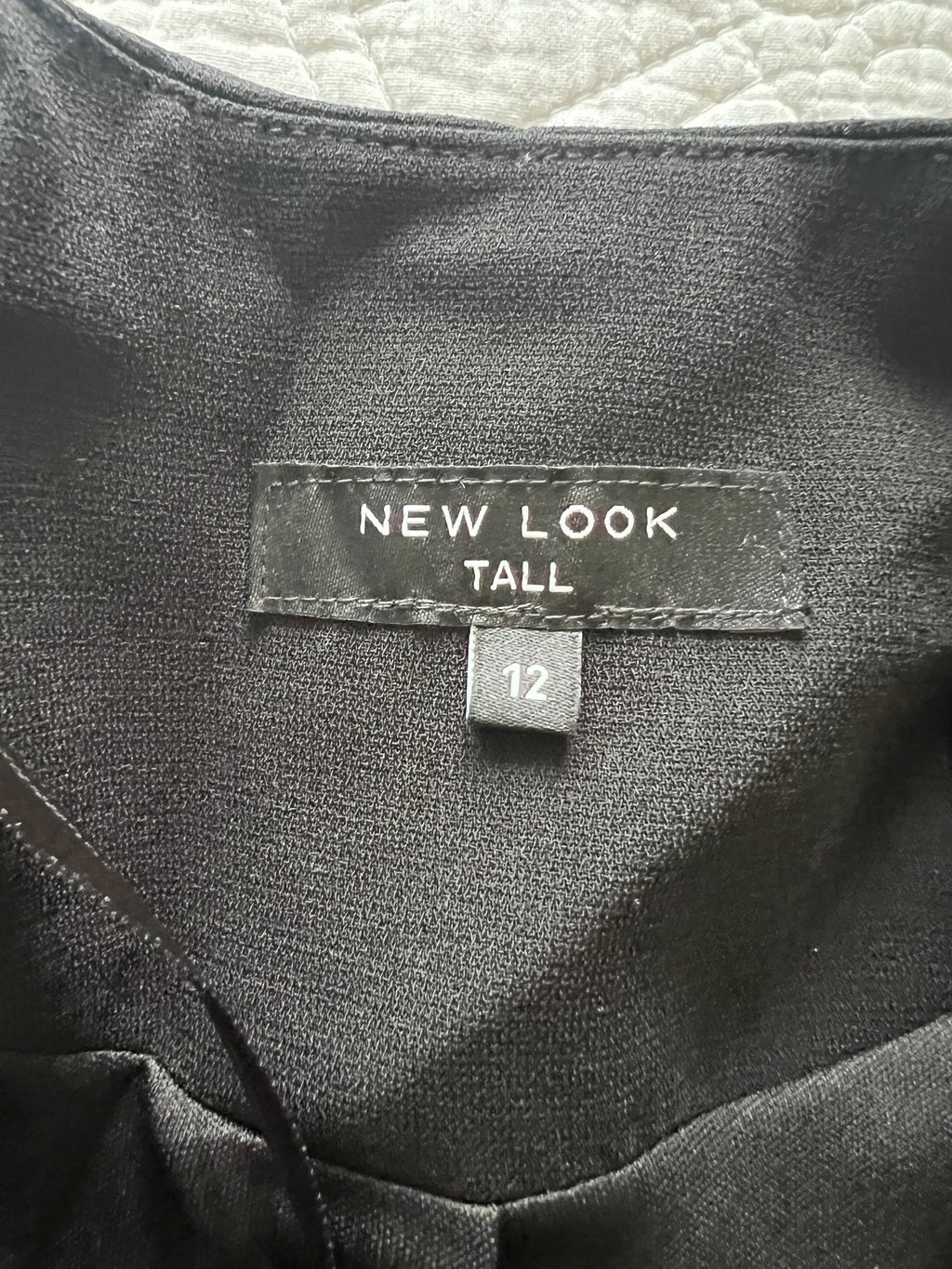 Tall, black blazer
