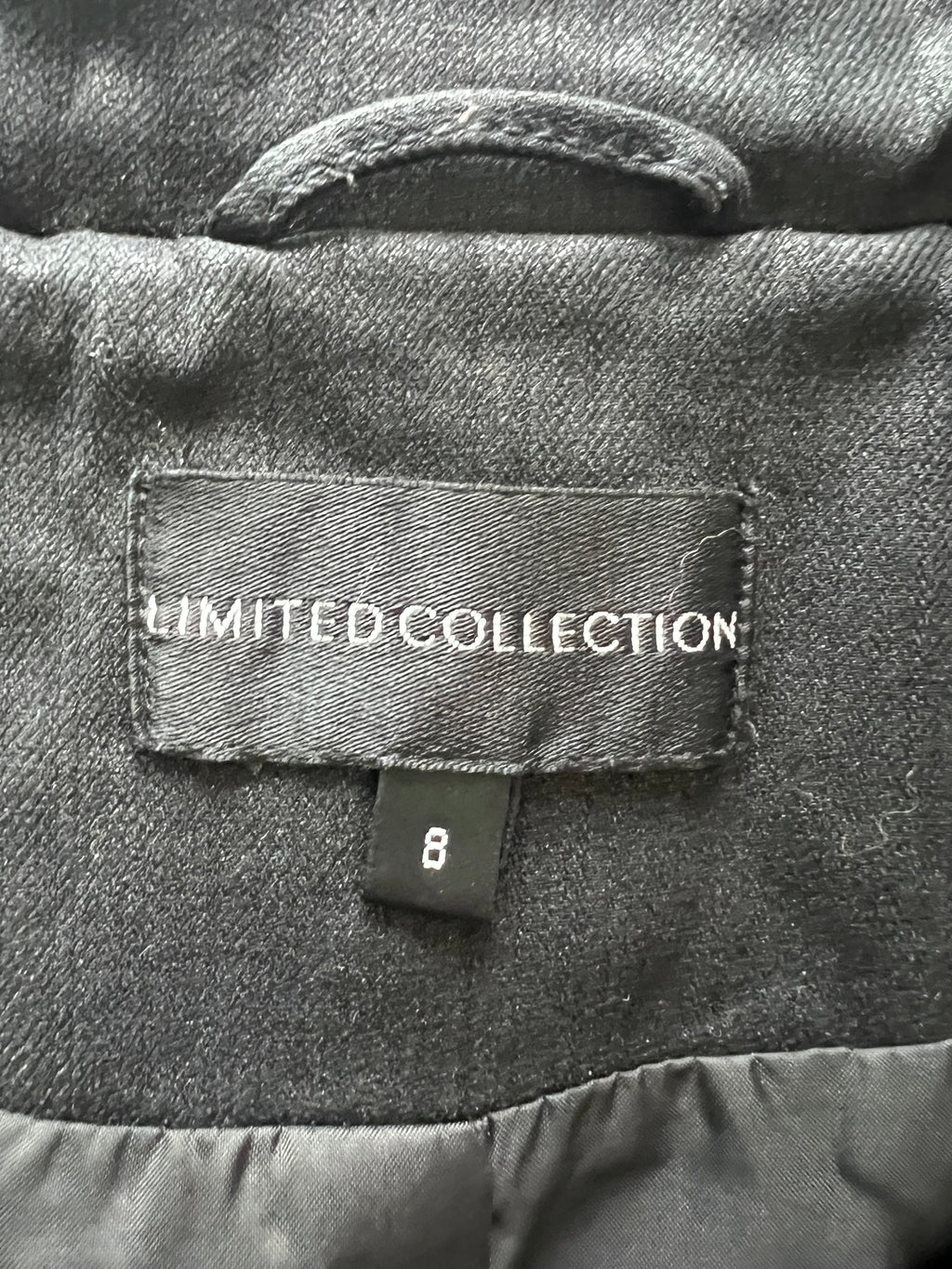 Black denim jacket