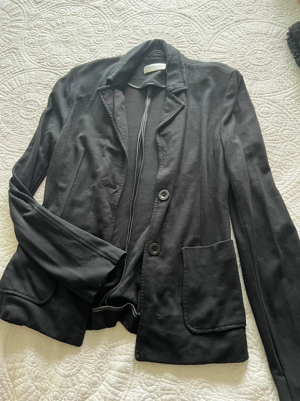 Black button up jacket