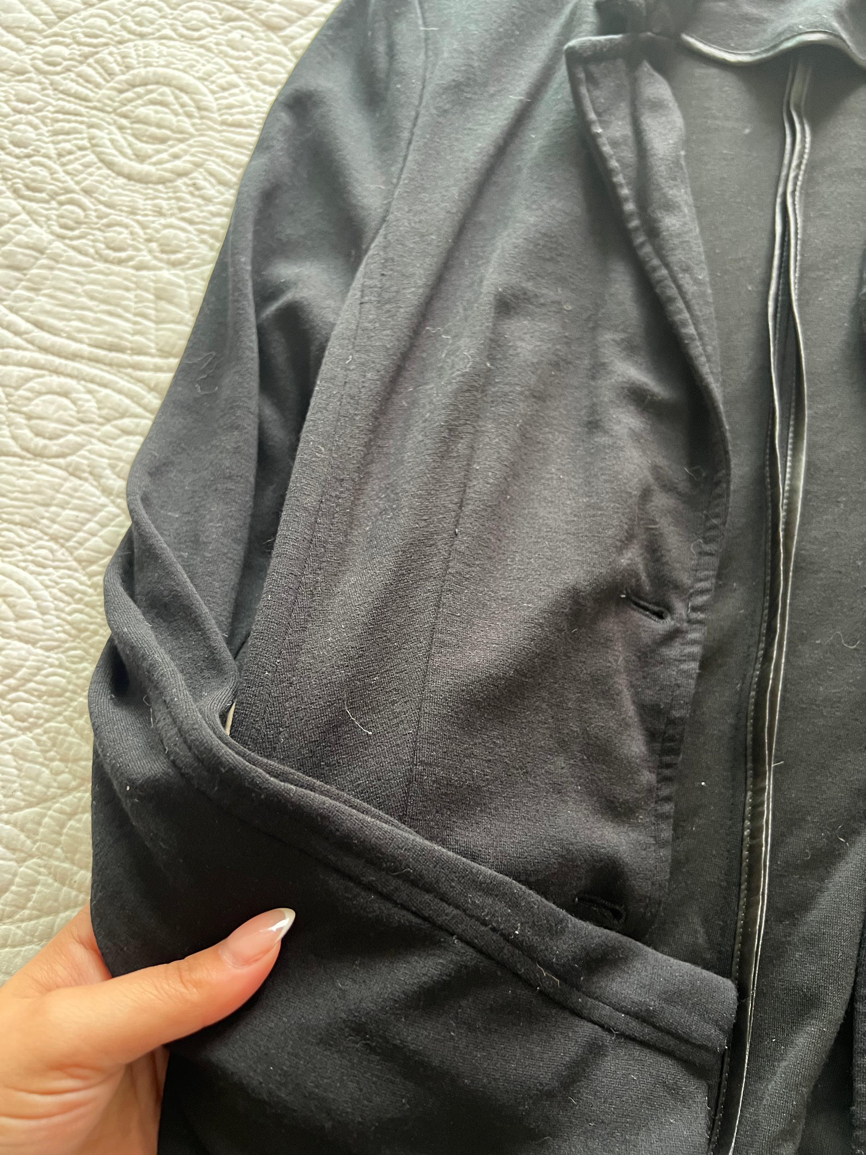 Black button up jacket