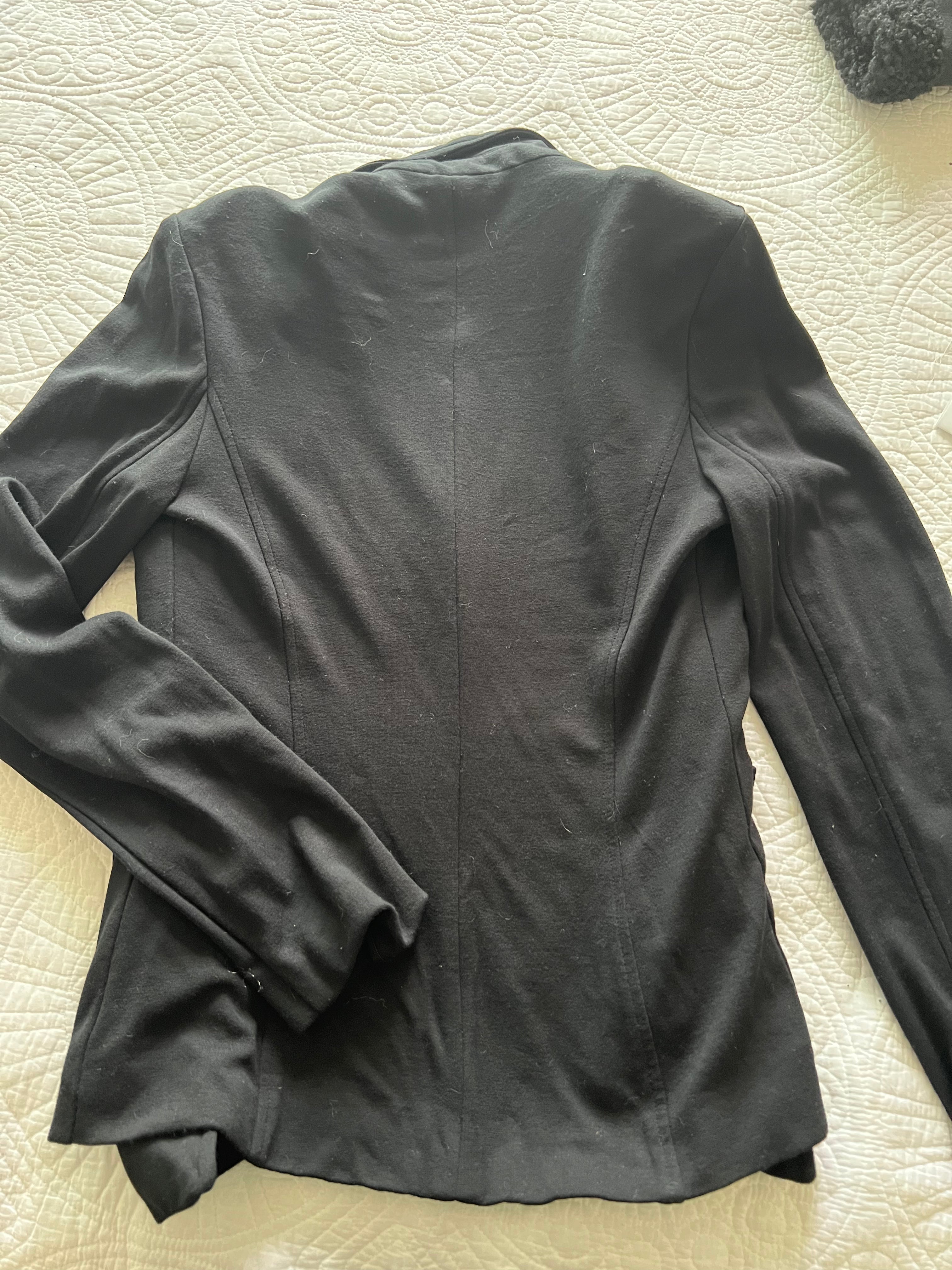 Black button up jacket