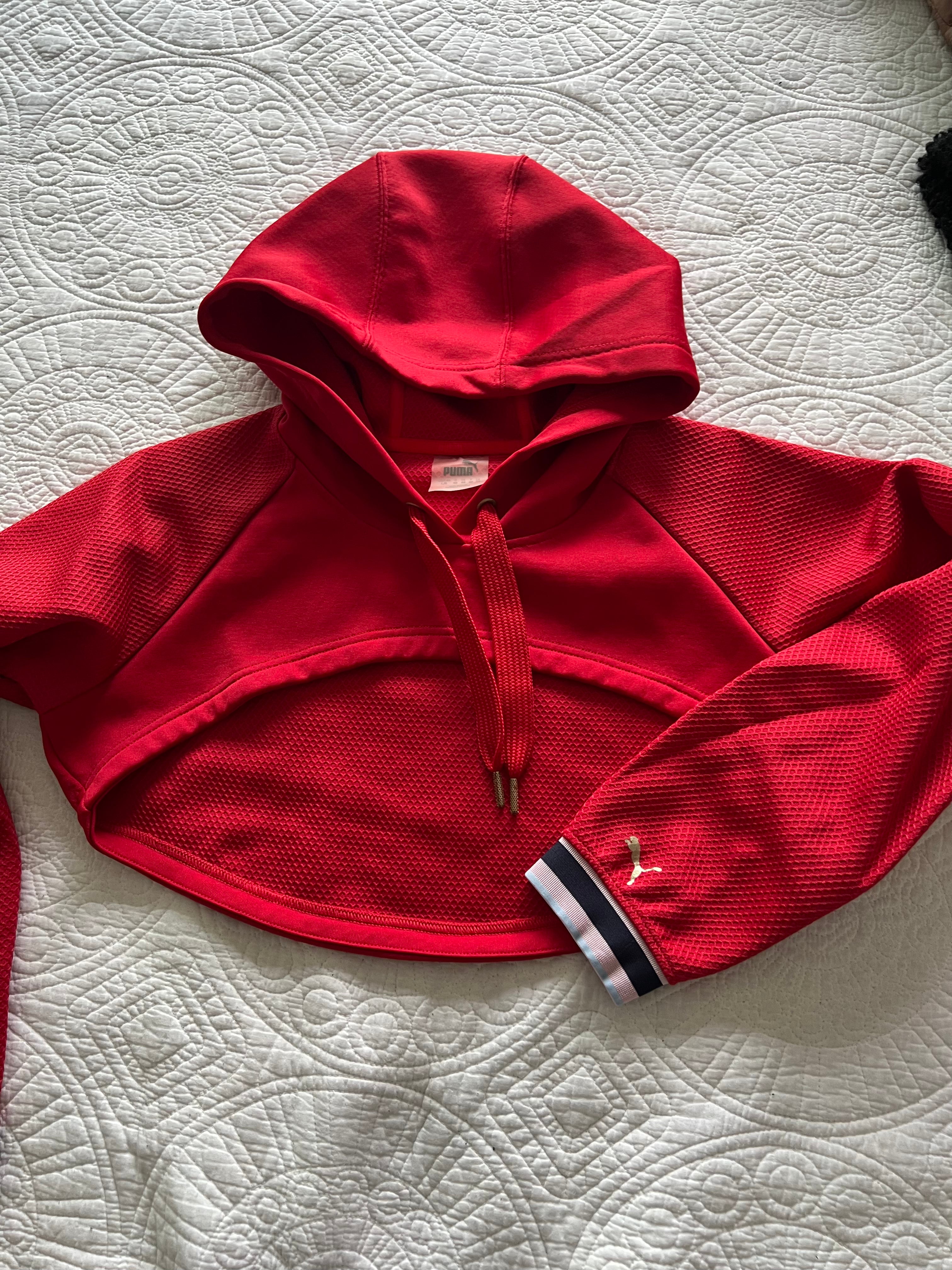 Red Puma hoodie