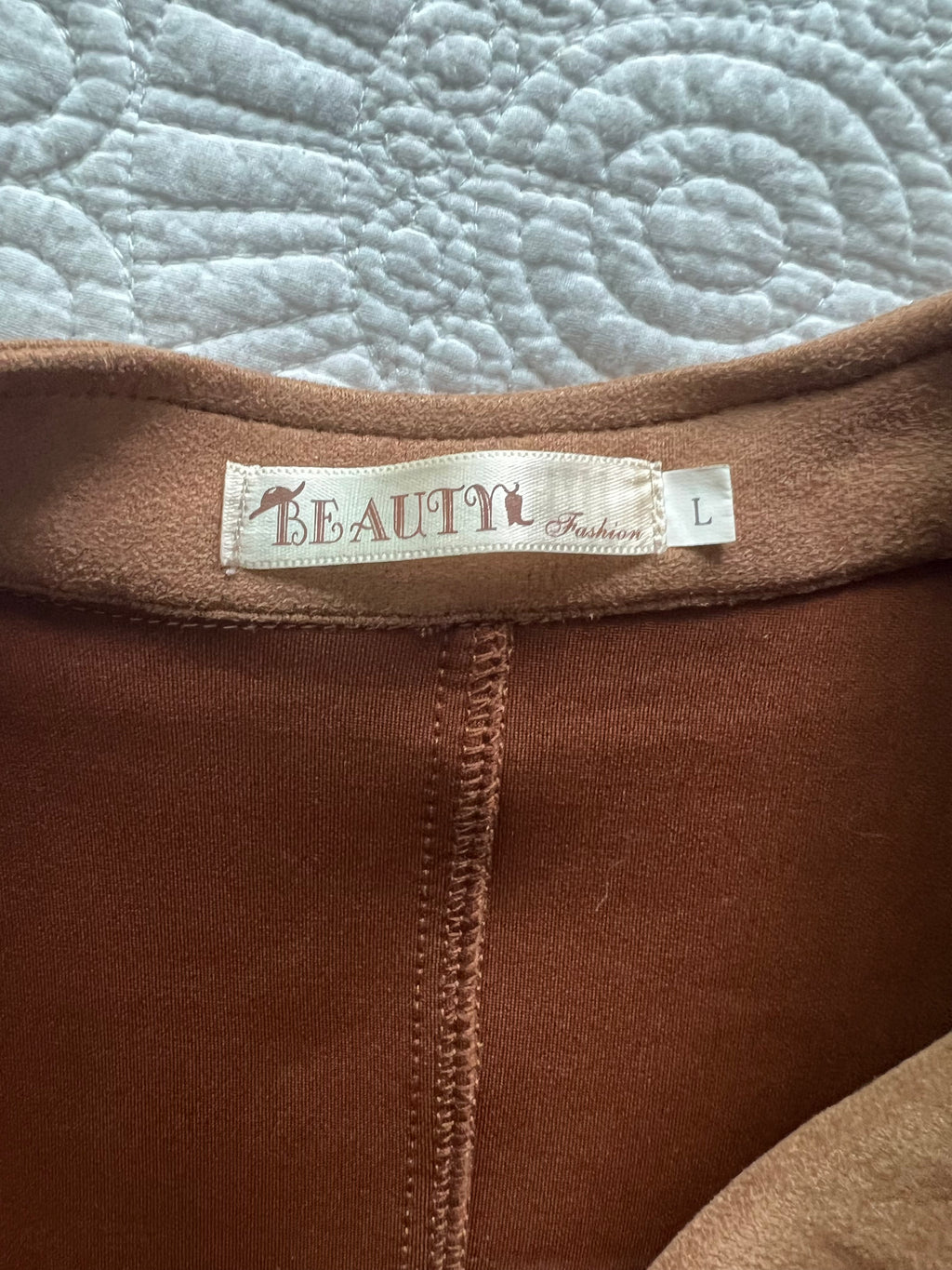 Brown zip up jacket