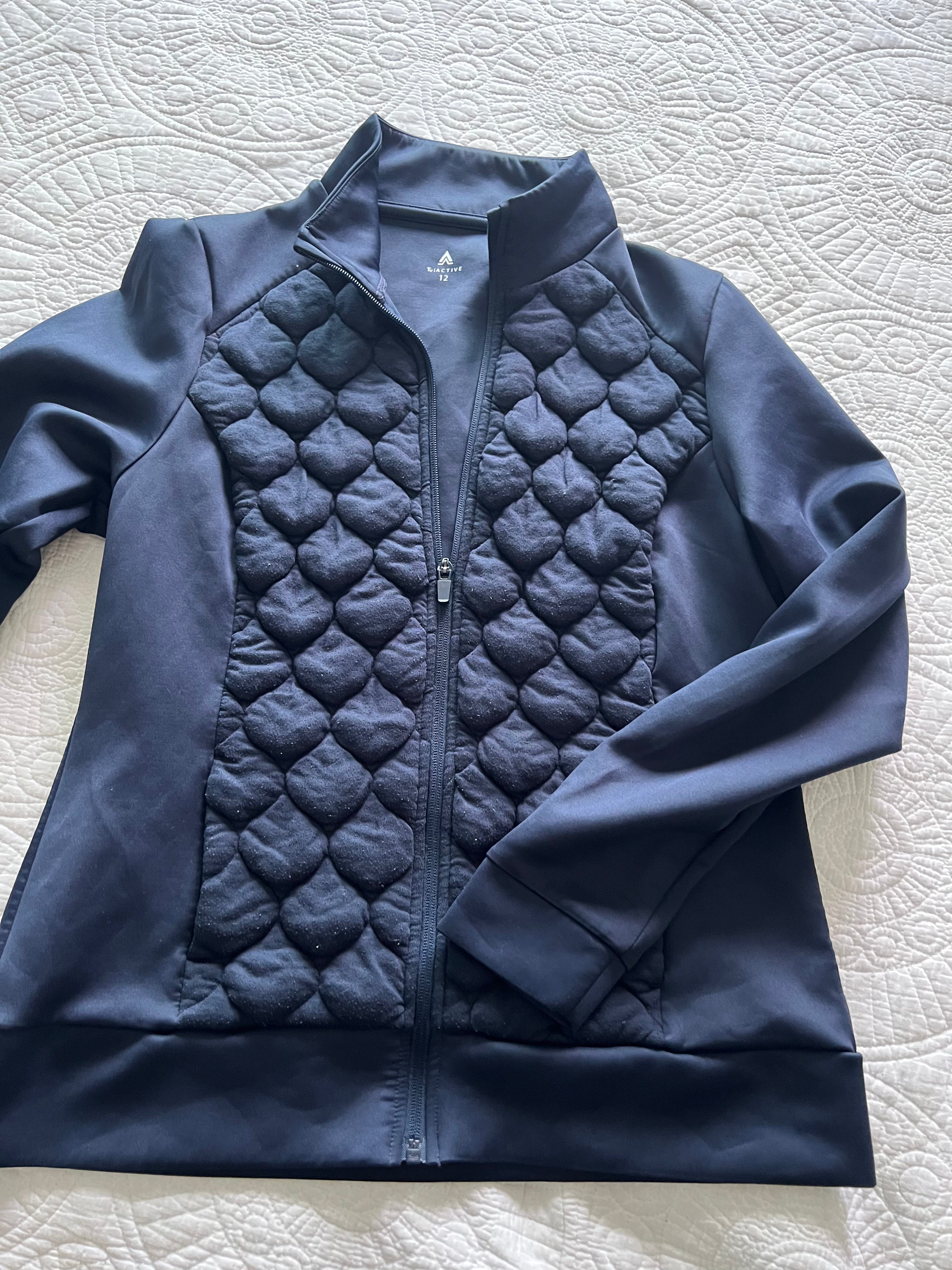 Blue long sleeve jacket