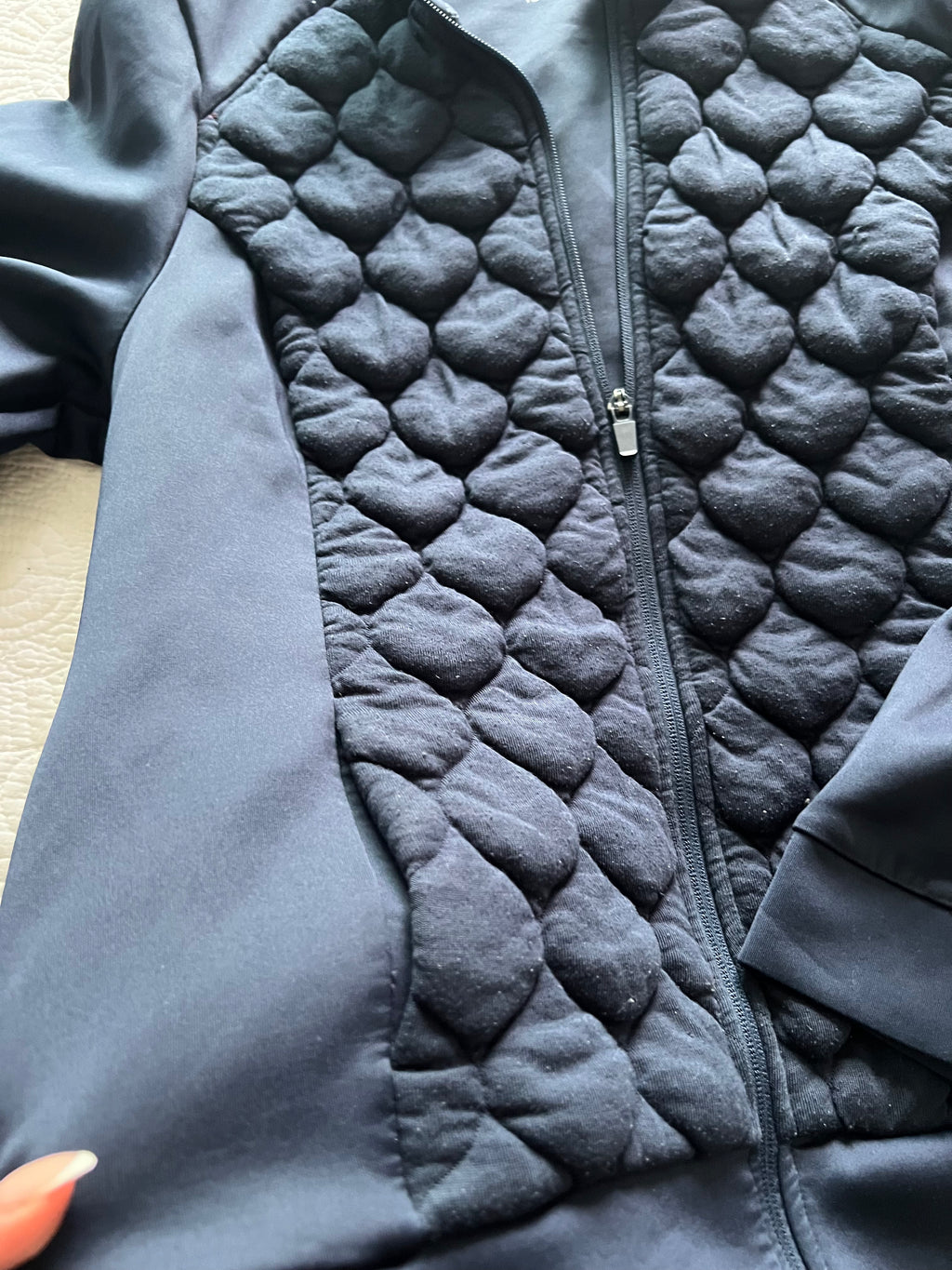 Blue long sleeve jacket