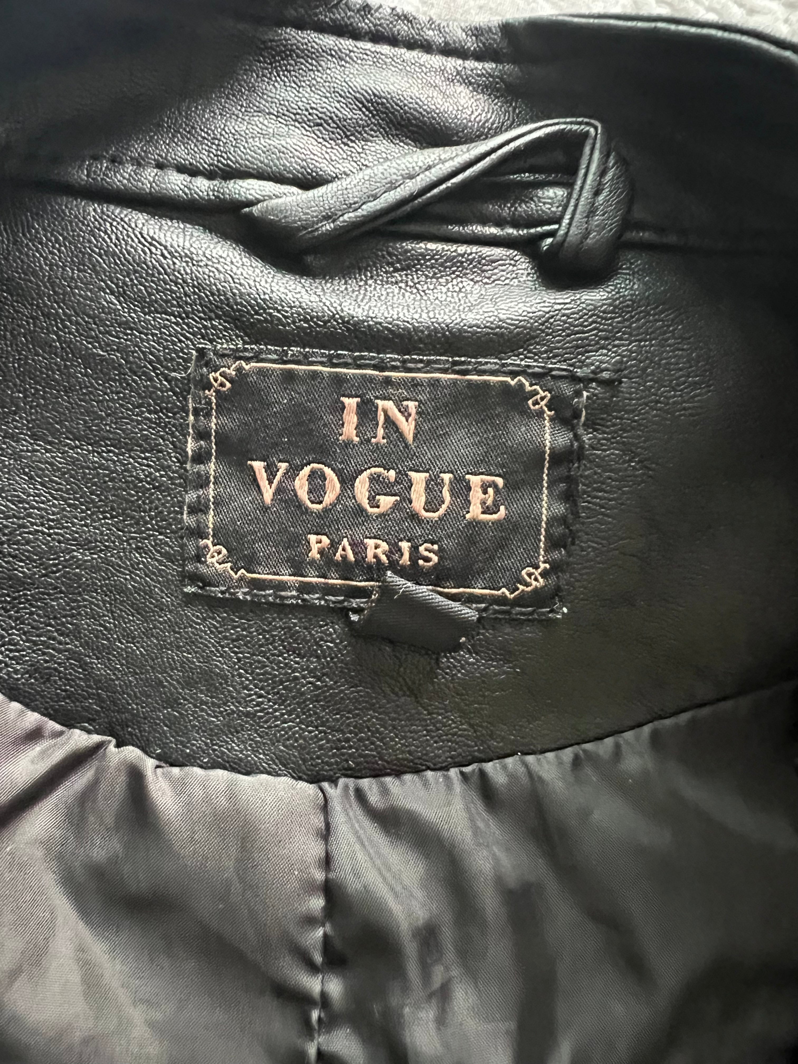 Faux leather jacket