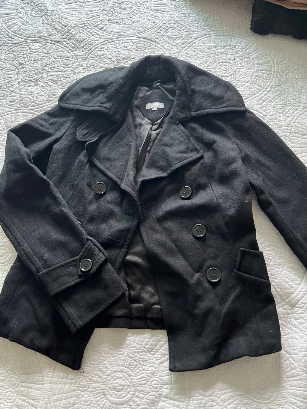 Black mini trench coat (Tall)