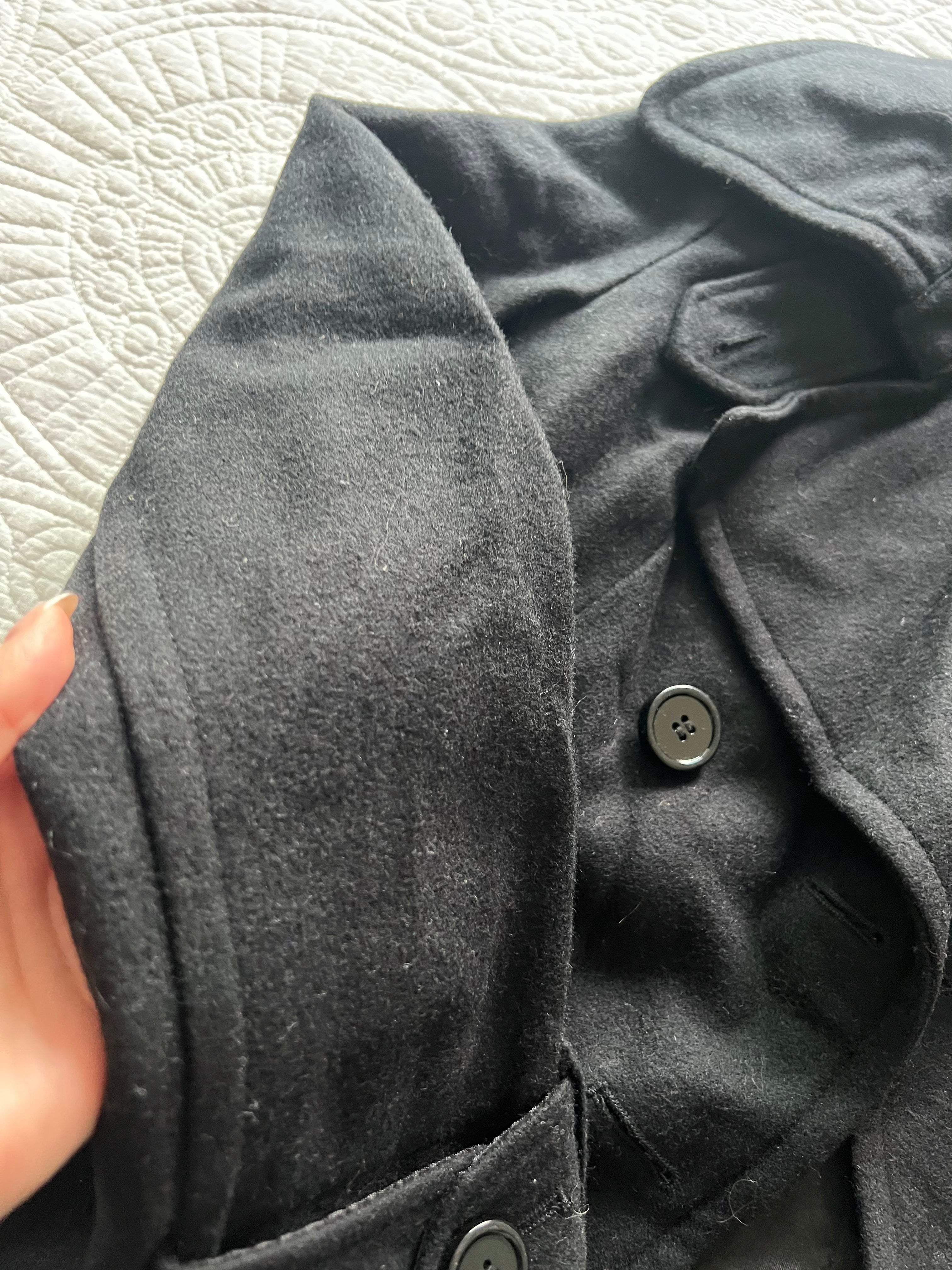 Black mini trench coat (Tall)