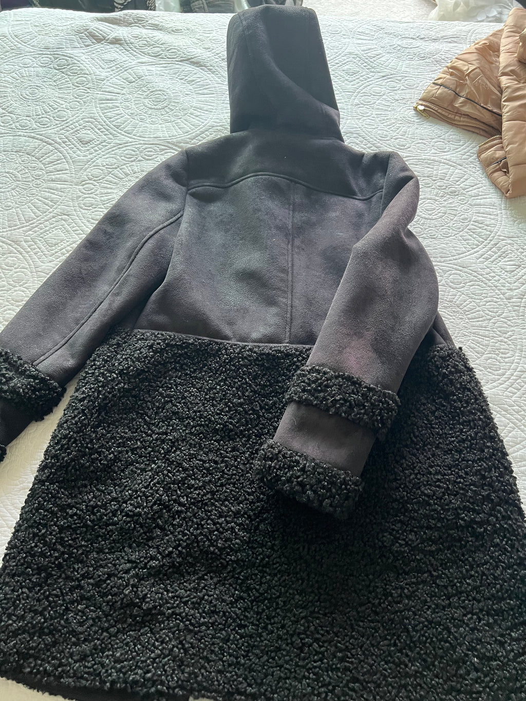 Black Ivanka Trump long coat
