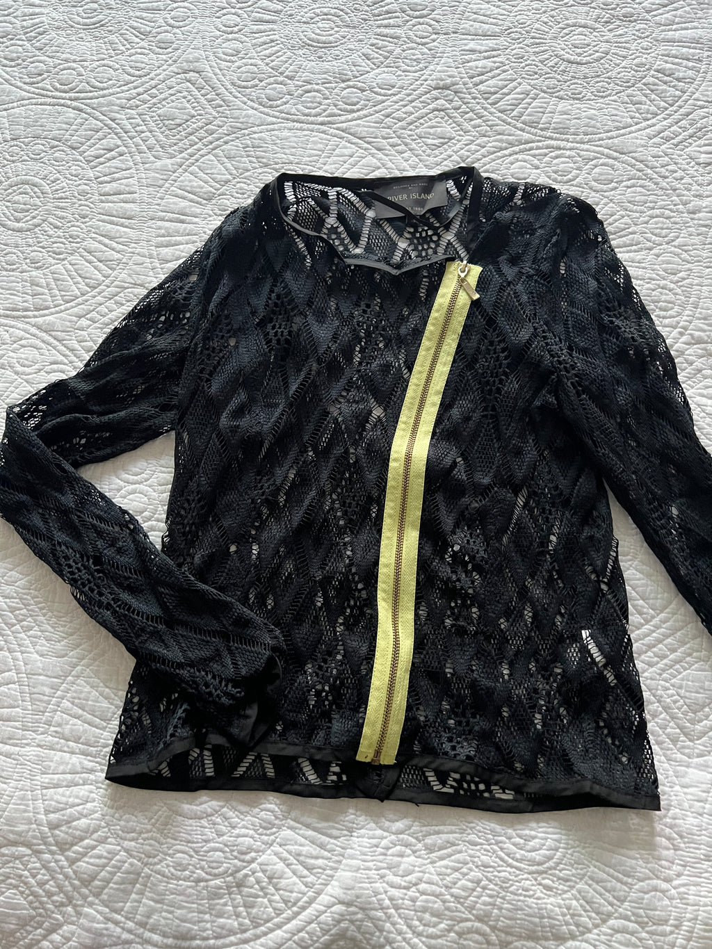 Black lace top