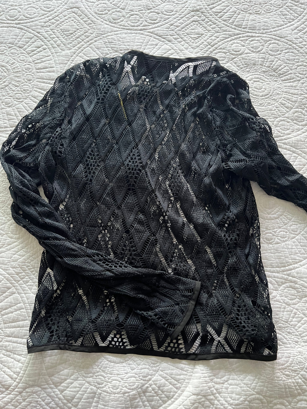 Black lace top